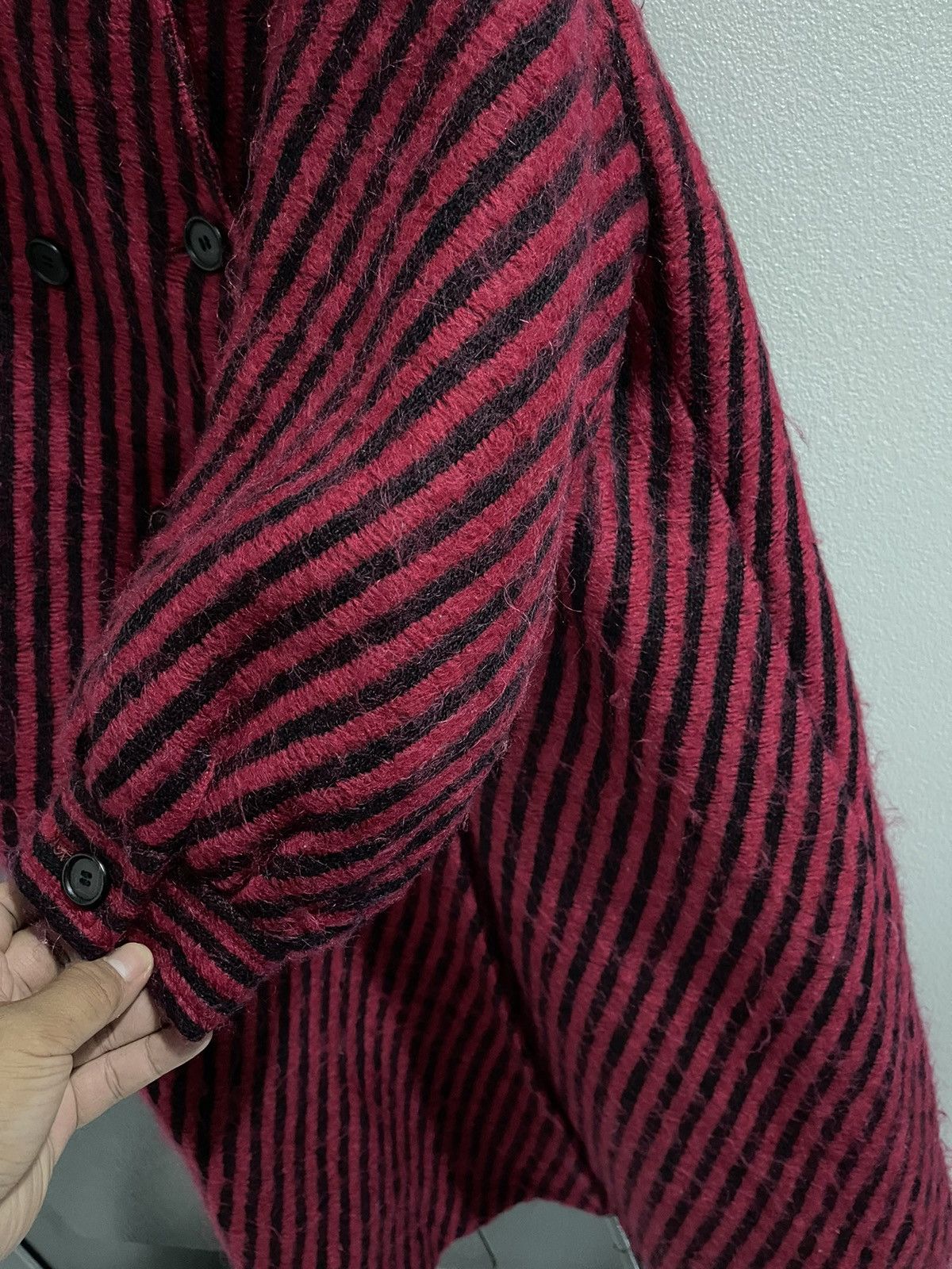 Givenchy Givenchy Glamour Stripe Design Wool Long Jacket Size XL / US 12-14 / IT 48-50 - 12 Thumbnail