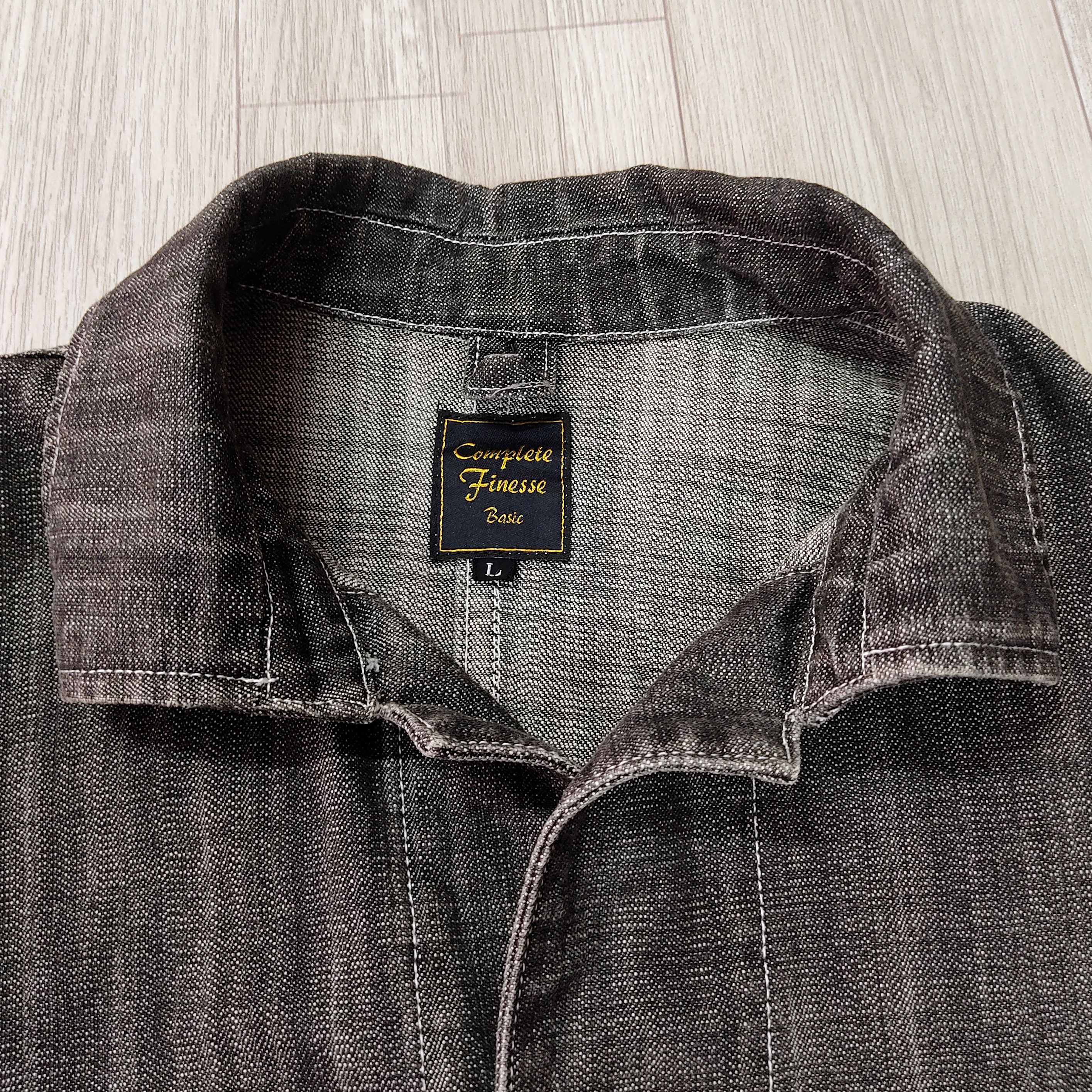GOODENOUGH Rare! Complete Finesse by Fujiwara: Long Denim Chore Jacket Size US M / EU 48-50 / 2 - 8 Thumbnail