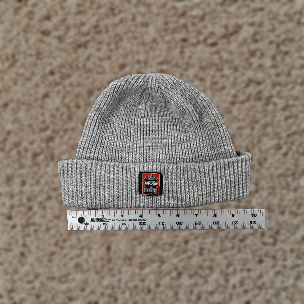 Vintage Bear Pacific West Beanie Toque Adult One Size Gray Knit Acrylic Logo Yupoong Size ONE SIZE - 1 Thumbnail