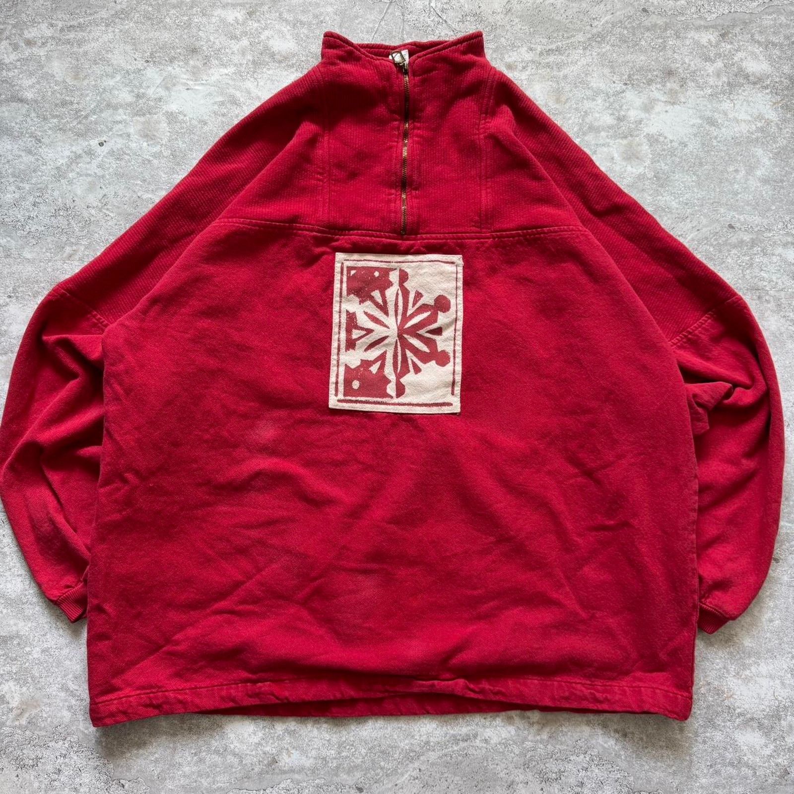 Coldwater Creek Vintage Coldwater Creek Snowflake Half-Zip Sweater - Size L Size US L / EU 52-54 / 3 - 1 Thumbnail