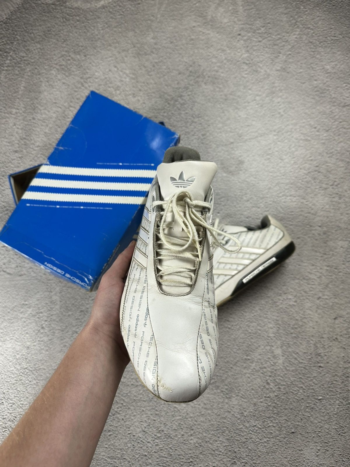 Adidas × Porsche Design Vintage Adidas Porsche Design S 2 Monogram Leather Sneakers Size US 11.5 / EU 44-45 - 3 Thumbnail
