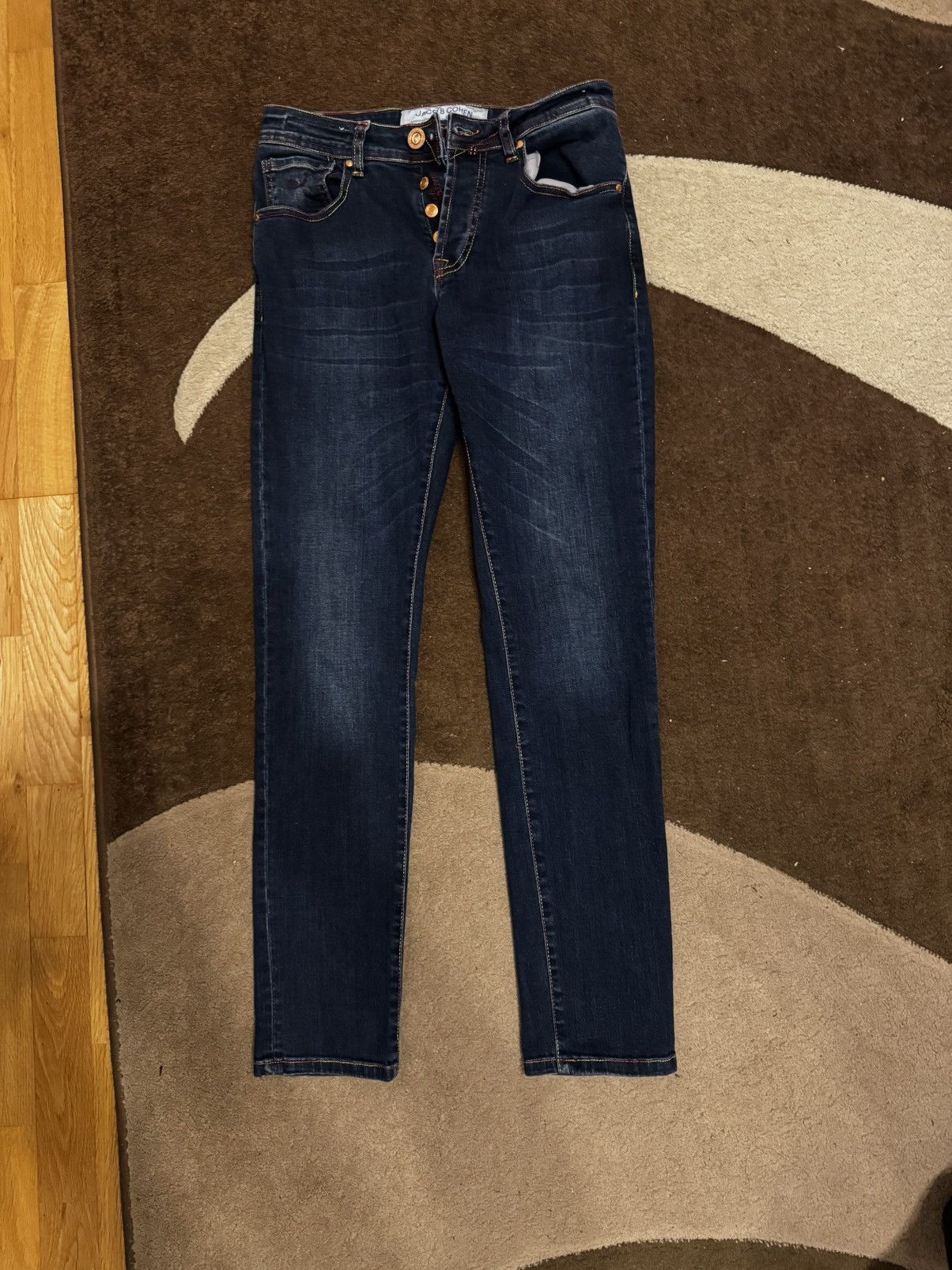 Jacob Cohen Jacob Cohën Slim Fit Stretch Jeans Size US 31 - 3 Thumbnail