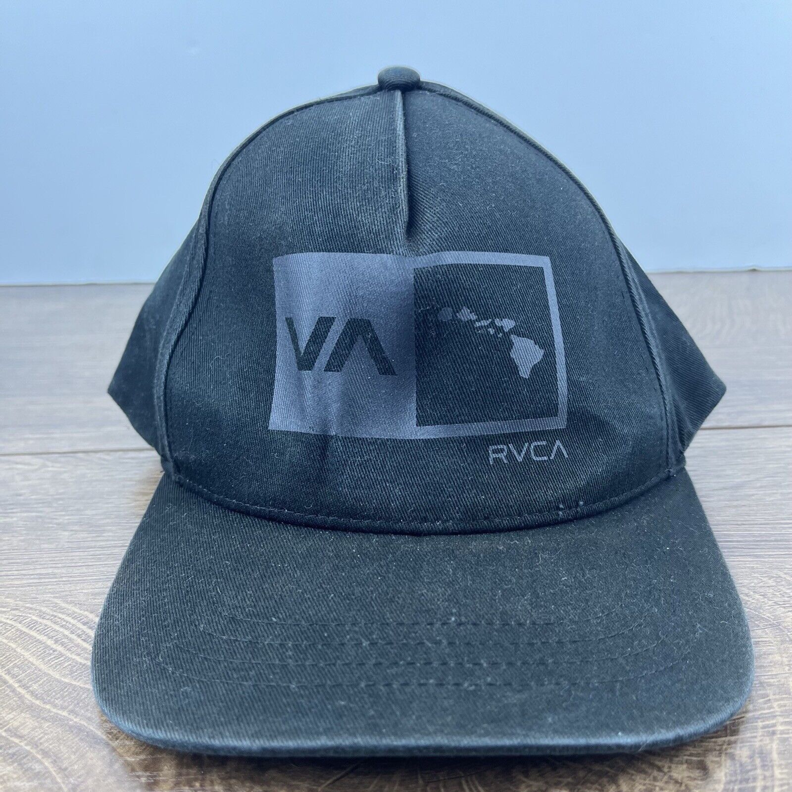 RVCA RVCA Hat RVCA Cap Snapback Hat Black Hat Adjustable Black Ad Size ONE SIZE - 1 Thumbnail