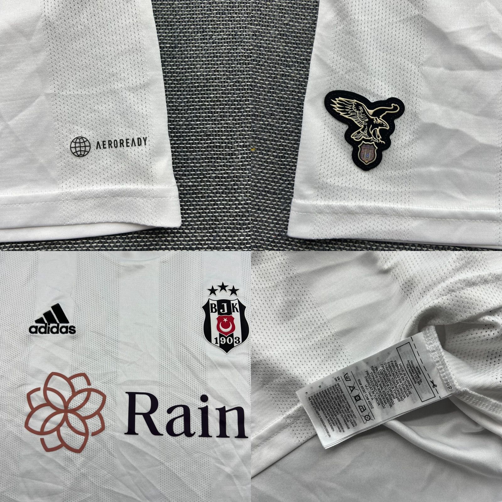 Adidas Besiktas 2022 2023 Home Football Jersey Mens XL Adidas Shirt White Size US XL / EU 56 / 4 - 8 Thumbnail