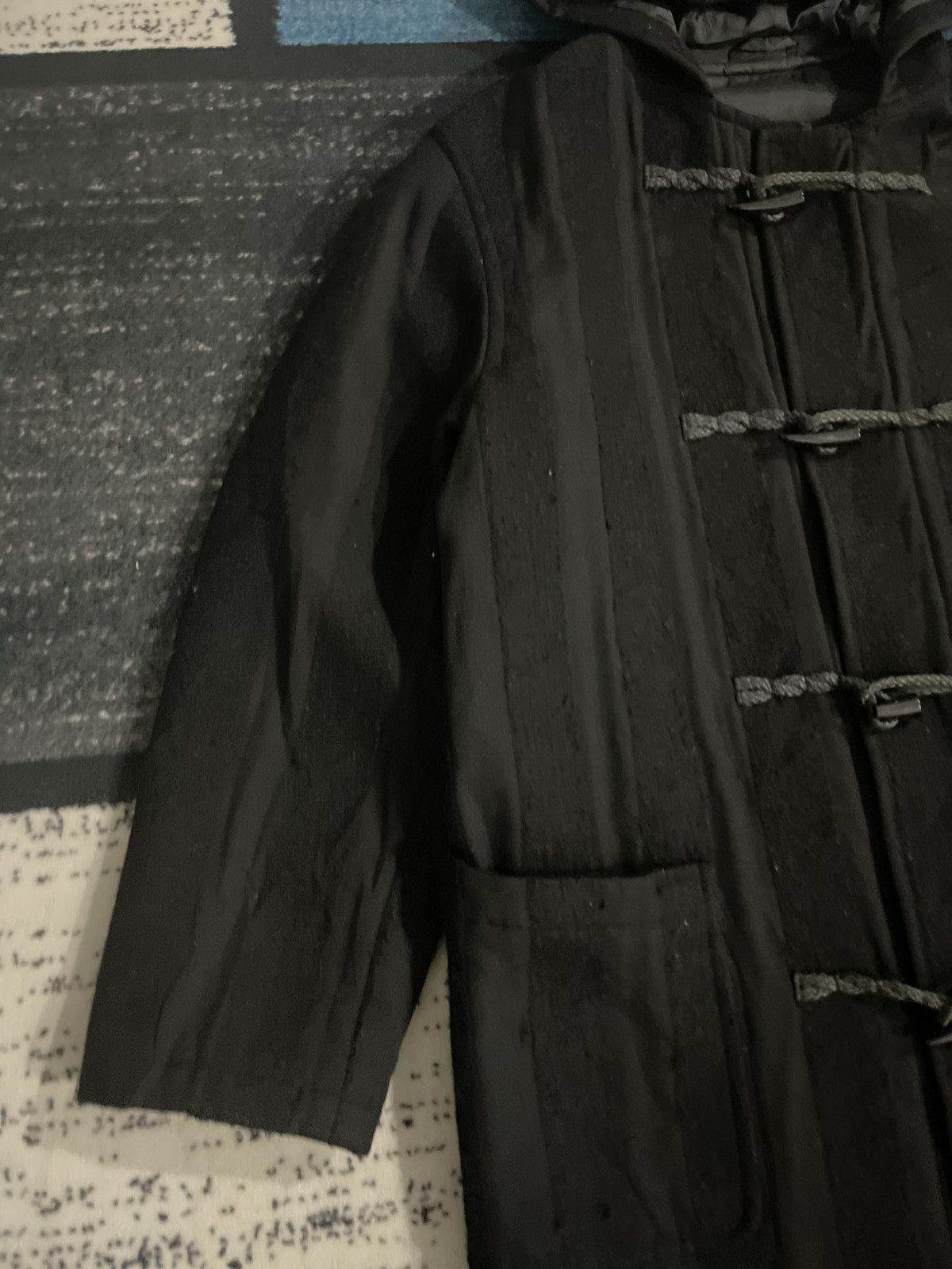 Yohji Yamamoto Vintage A.A.R Yohji Yamamoto Durban Hoodie Duffle Jacket Size US XL / EU 56 / 4 - 7 Thumbnail