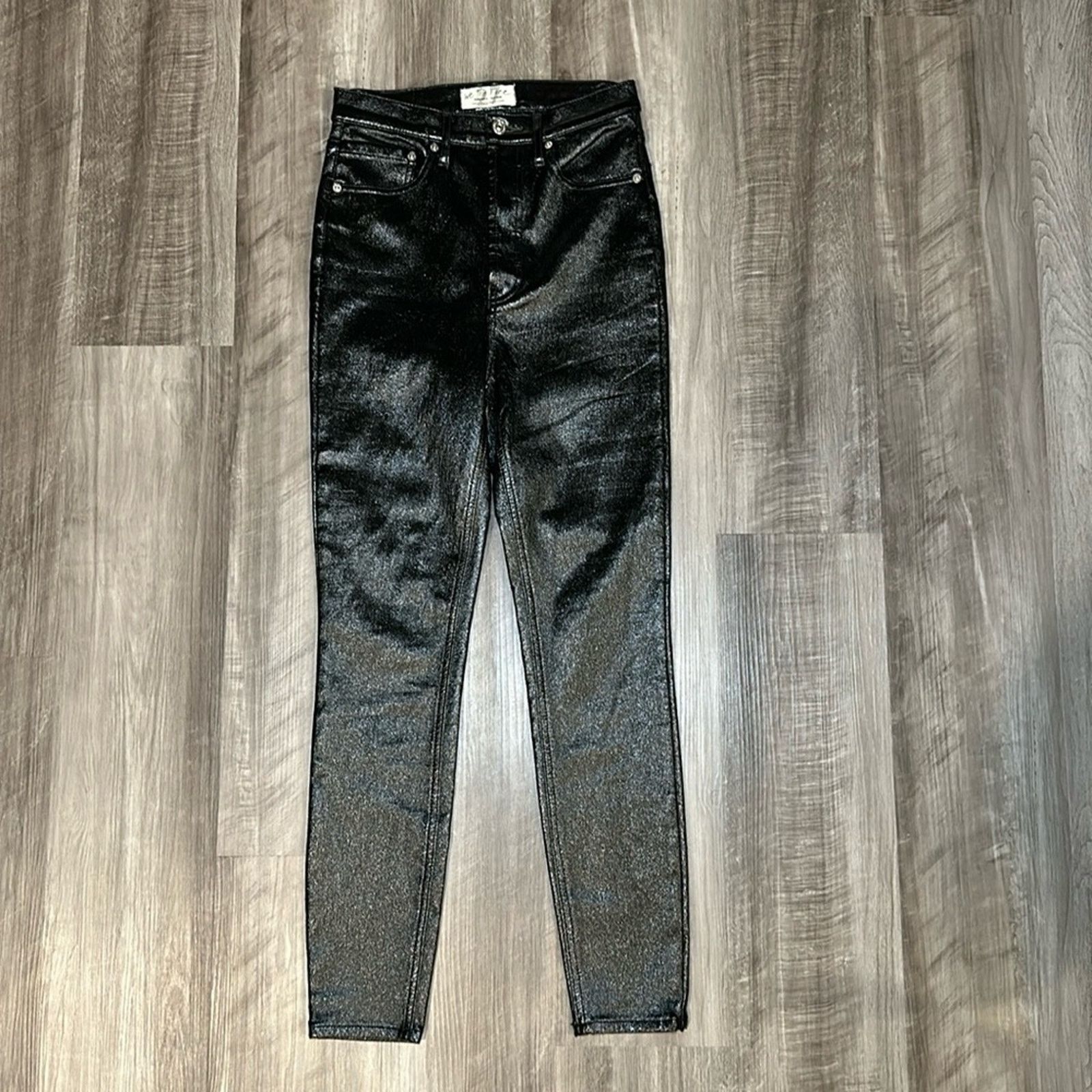 Free People We the Free Phoenix Coated Skinny Jean - 27 Size 27" / US 4 / IT 40 - 1 Thumbnail