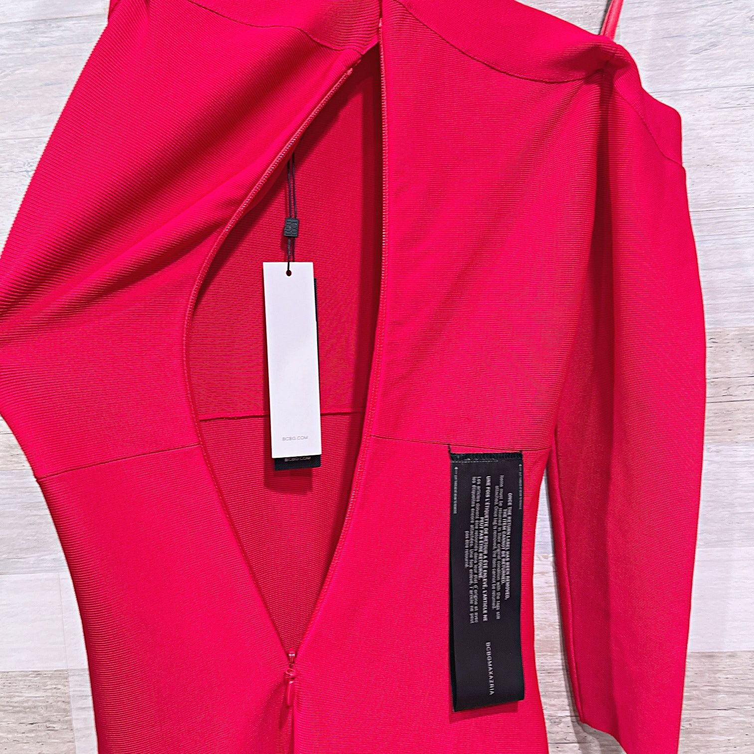 Bcbgmaxazria BCBGMaxazria Brielle Bodycon Halter Dress Red Cocktail M Size M / US 6-8 / IT 42-44 - 5 Thumbnail