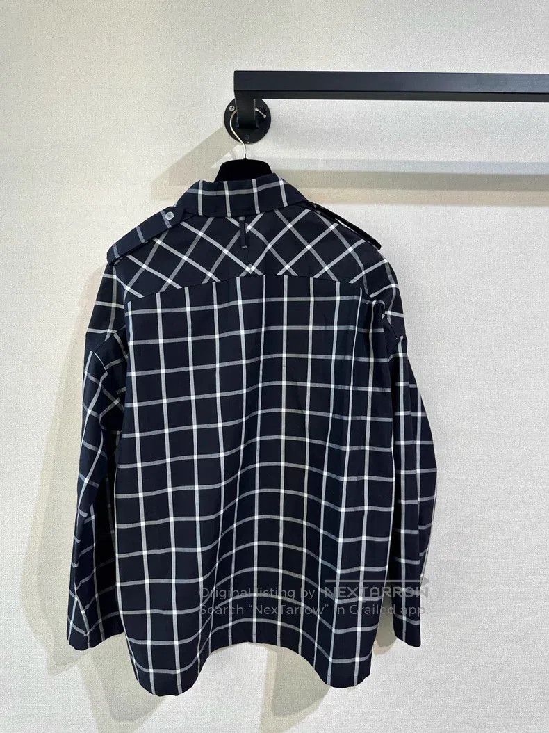 Hermes Hermes Black and White Checkered Jacket Size XS / US 0-2 / IT 36-38 - 5 Thumbnail