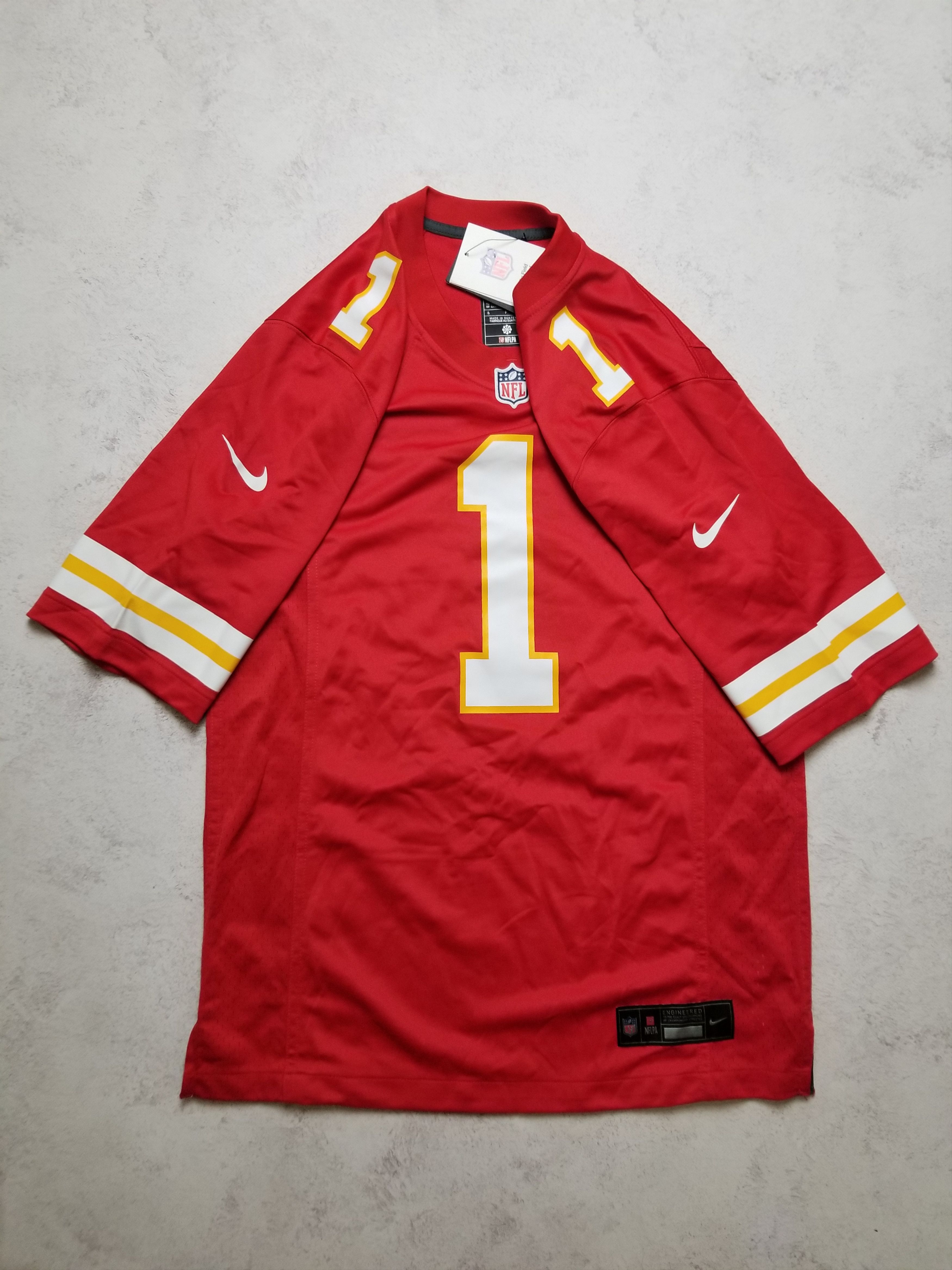 Nike Nike Xavier Worthy#1 Kansas City Chiefs On Field Red Jersey Size US S / EU 44-46 / 1 - 3 Thumbnail