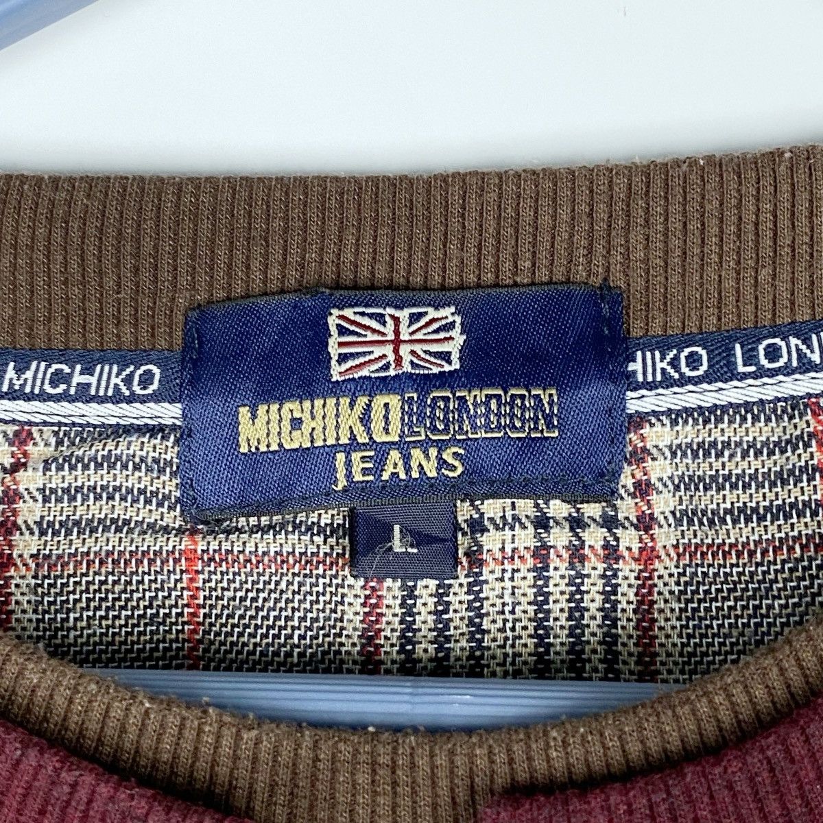 Designer × Vintage Michiko London Jeans Embroidered Sweatshirt Pullover Jumper Size US L / EU 52-54 / 3 - 5 Thumbnail