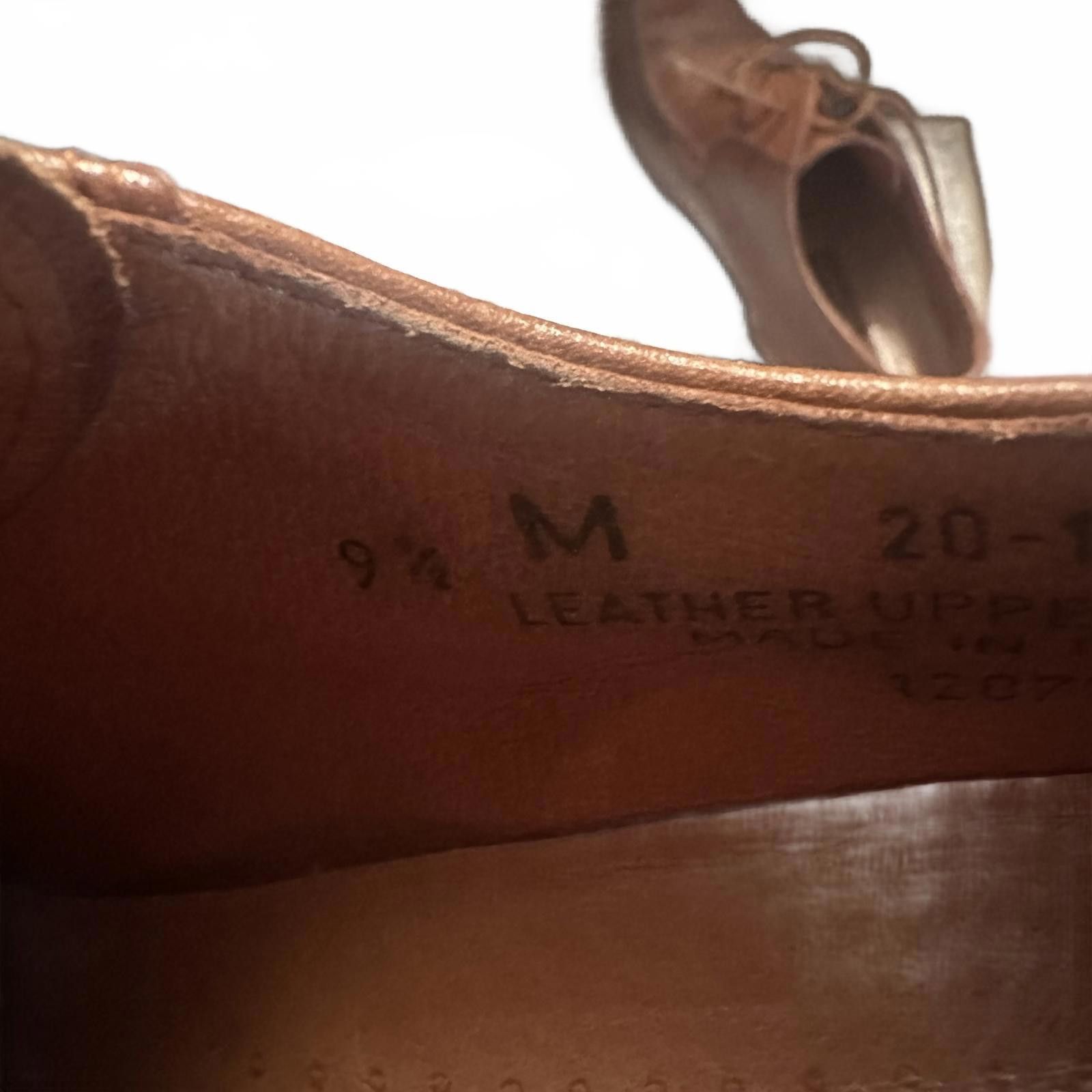 Johnston & Murphy Johnston & Murphy Brown Leather Dress Shoes Size US 9.5 / EU 42-43 - 7 Thumbnail