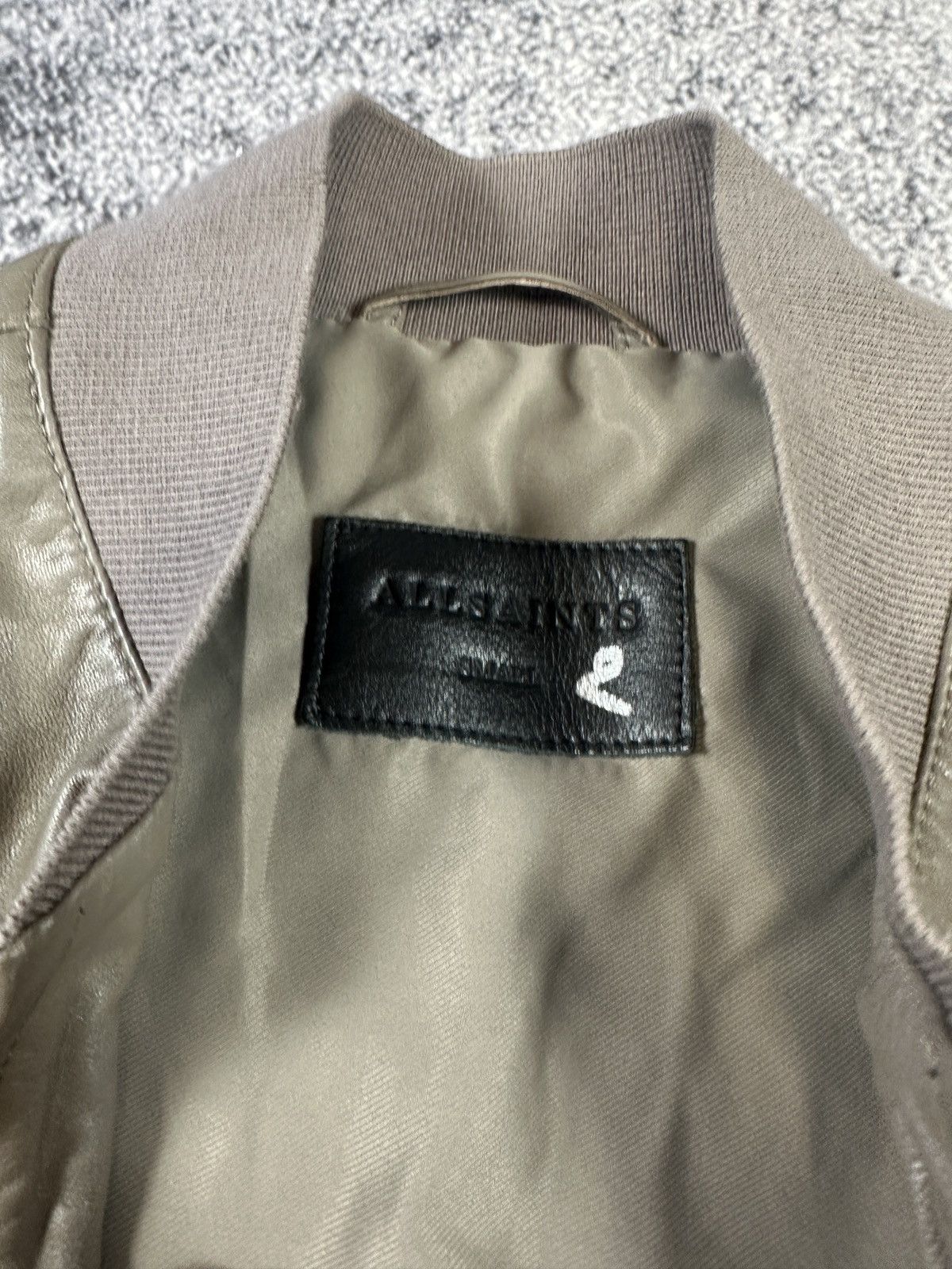Allsaints Allsaints Leather Jacket Streetwear Rare Causal USA Style S Size US S / EU 44-46 / 1 - 3 Thumbnail