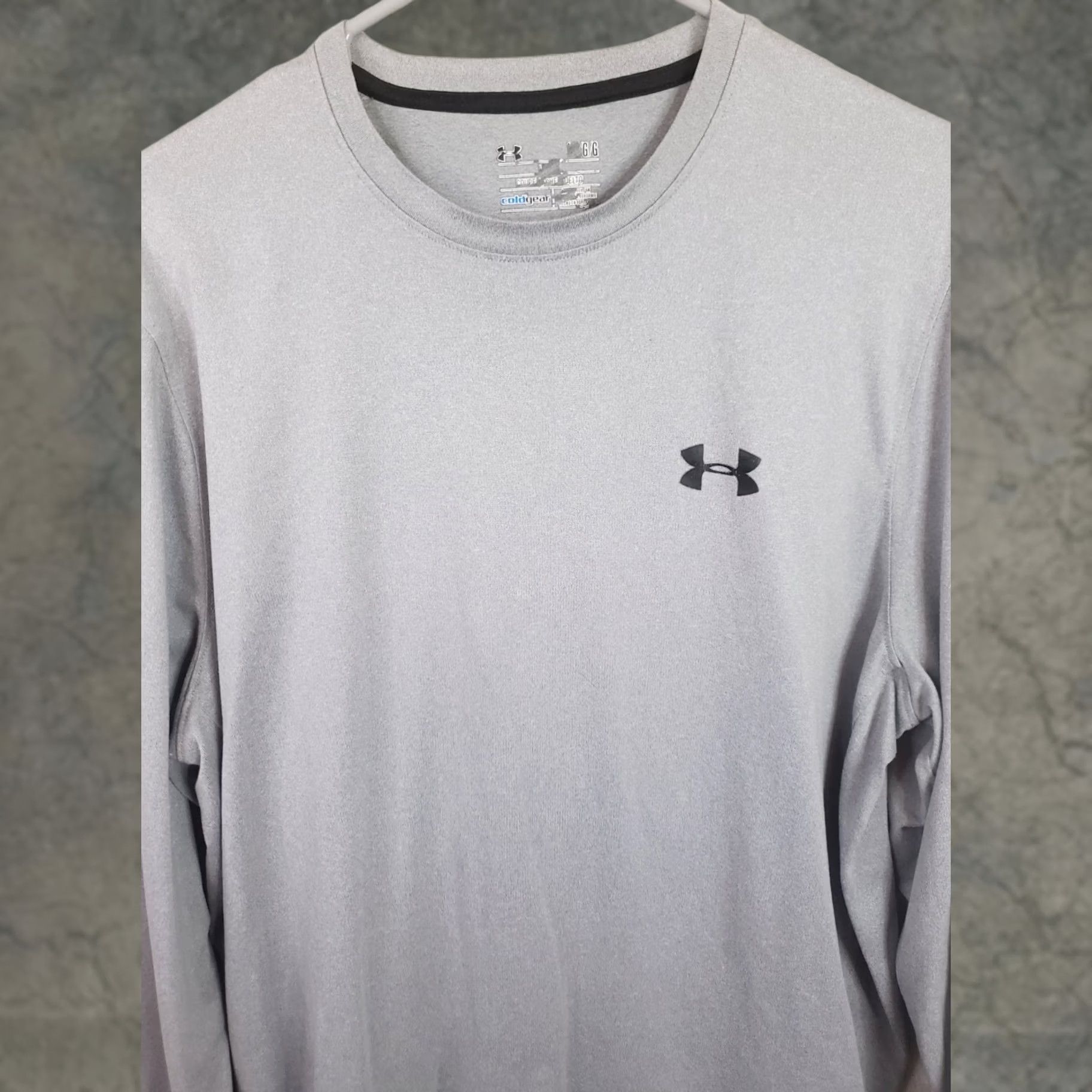 Under Armour Men's Under Armour Cold Gear Long Sleeve Mock Neck Shirt L Gray Size US L / EU 52-54 / 3 - 1 Thumbnail