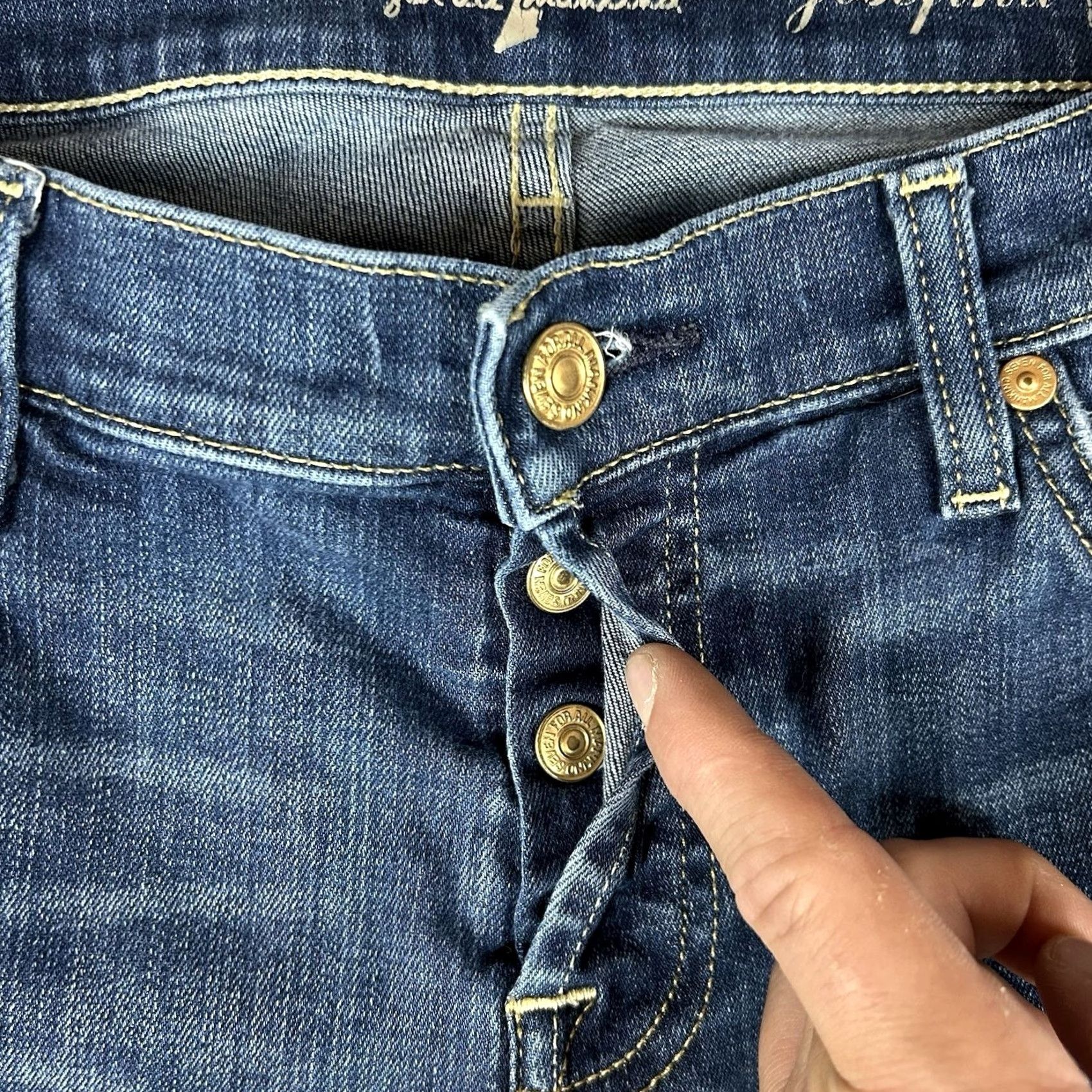 7 For All Mankind 7 For All Mankind Josefina Jeans Women's 29 Skinny Denim Blue Modern 5-Pocket Size 29" - 5 Thumbnail