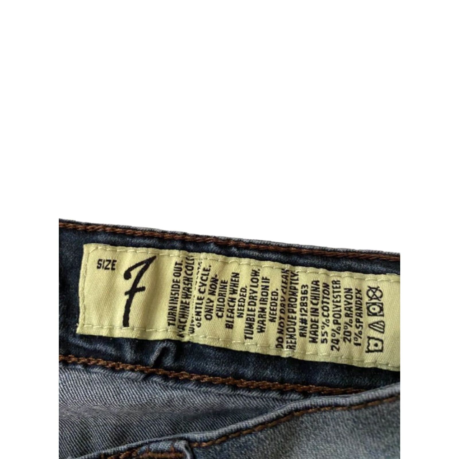 Vintage Indigo Rein Jeans Skinny Lightweight Stretch Junior Women's Size 7 30" Inseam Blue Size 28" / US 6 / IT 42 - 7 Thumbnail