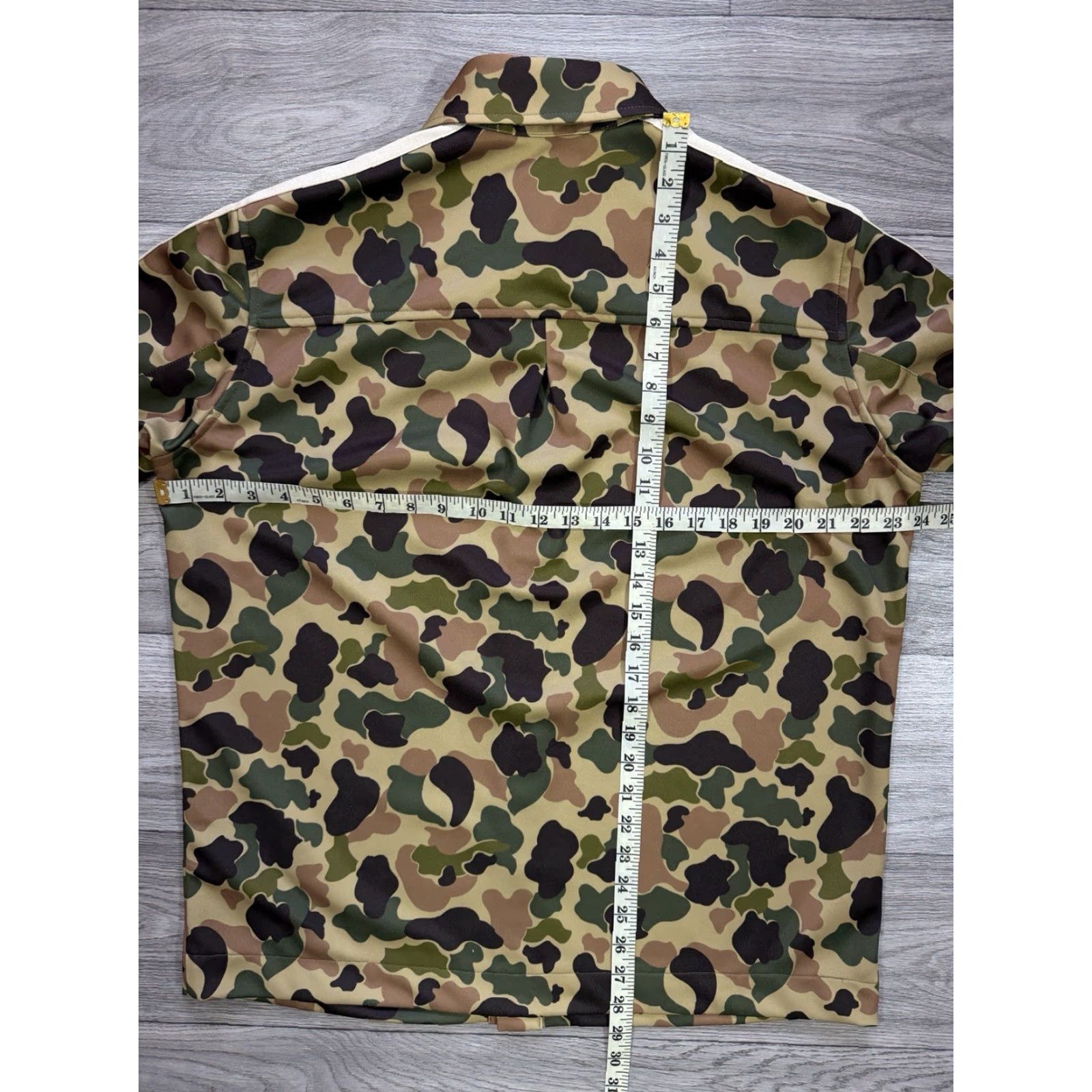 Palm Angels Palm Angels Camouflage Track Jacket Shirt Green Size S Long Sleeve Size US S / EU 44-46 / 1 - 3 Thumbnail