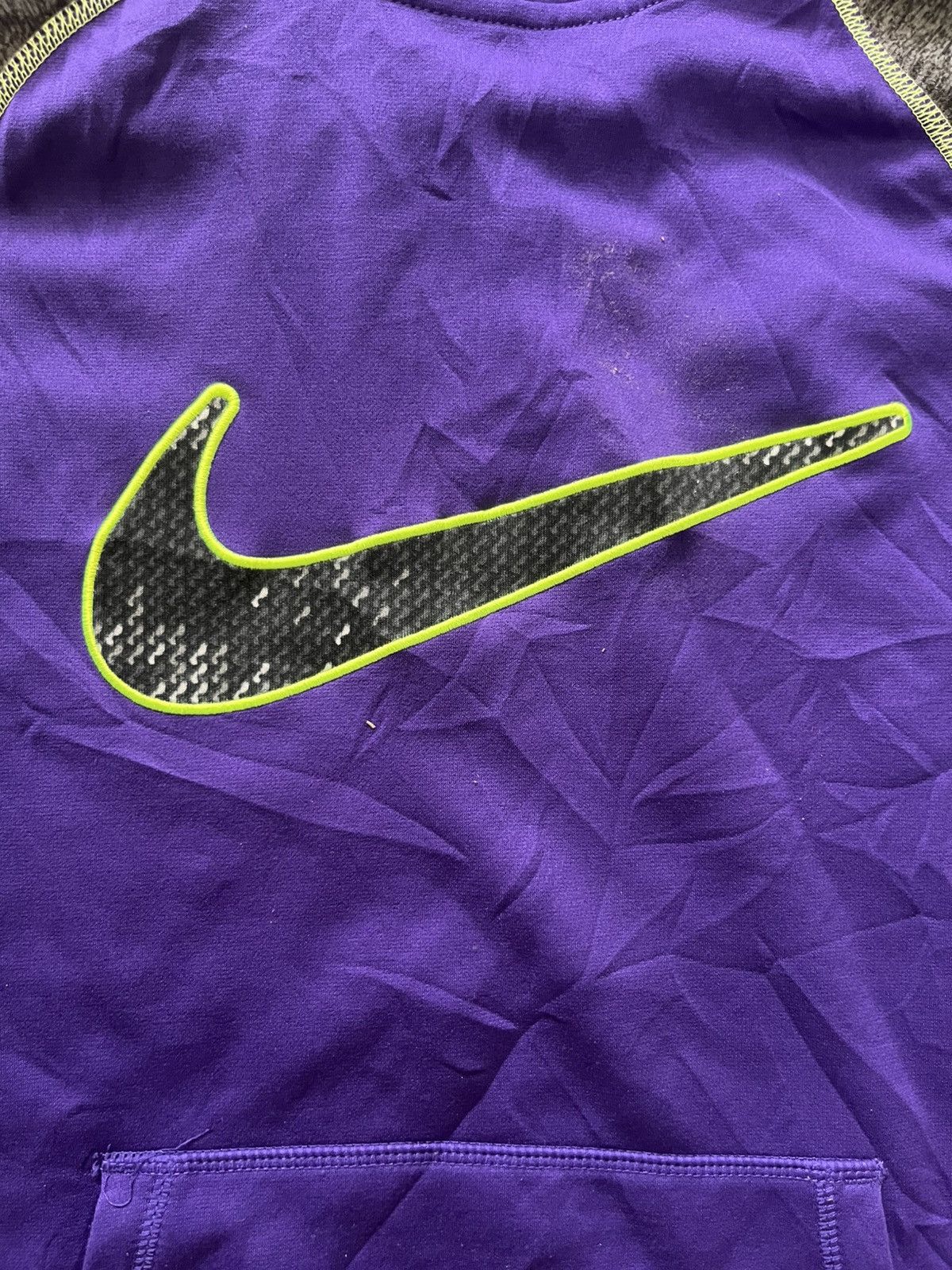 Nike × Vintage NIKE HOODIE BIG SWOOSH Size US S / EU 44-46 / 1 - 3 Thumbnail
