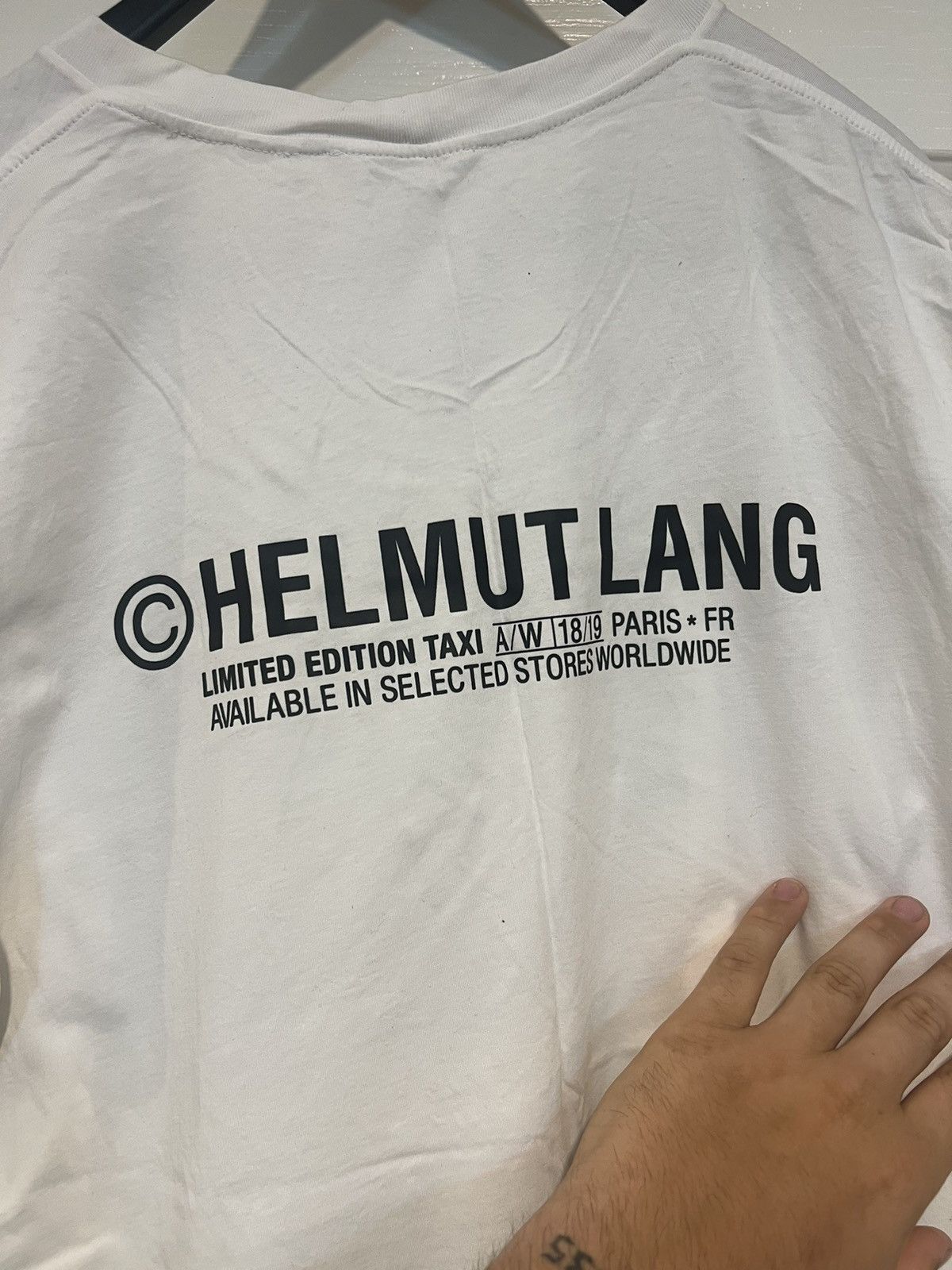 Helmut Lang Helmut Lang Taxi Tee Size US L / EU 52-54 / 3 - 3 Thumbnail