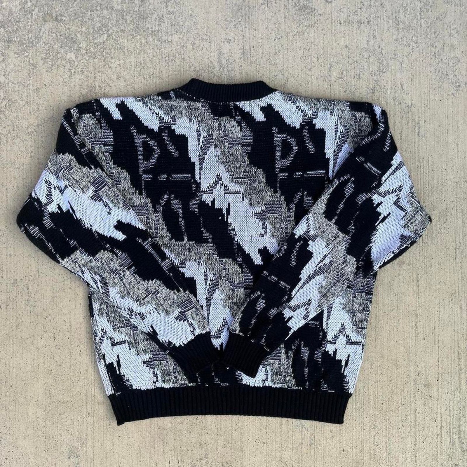 Other Static Waves Artistic Retro TV Pullover Knitwear Sweater Size US L / EU 52-54 / 3 - 5 Thumbnail