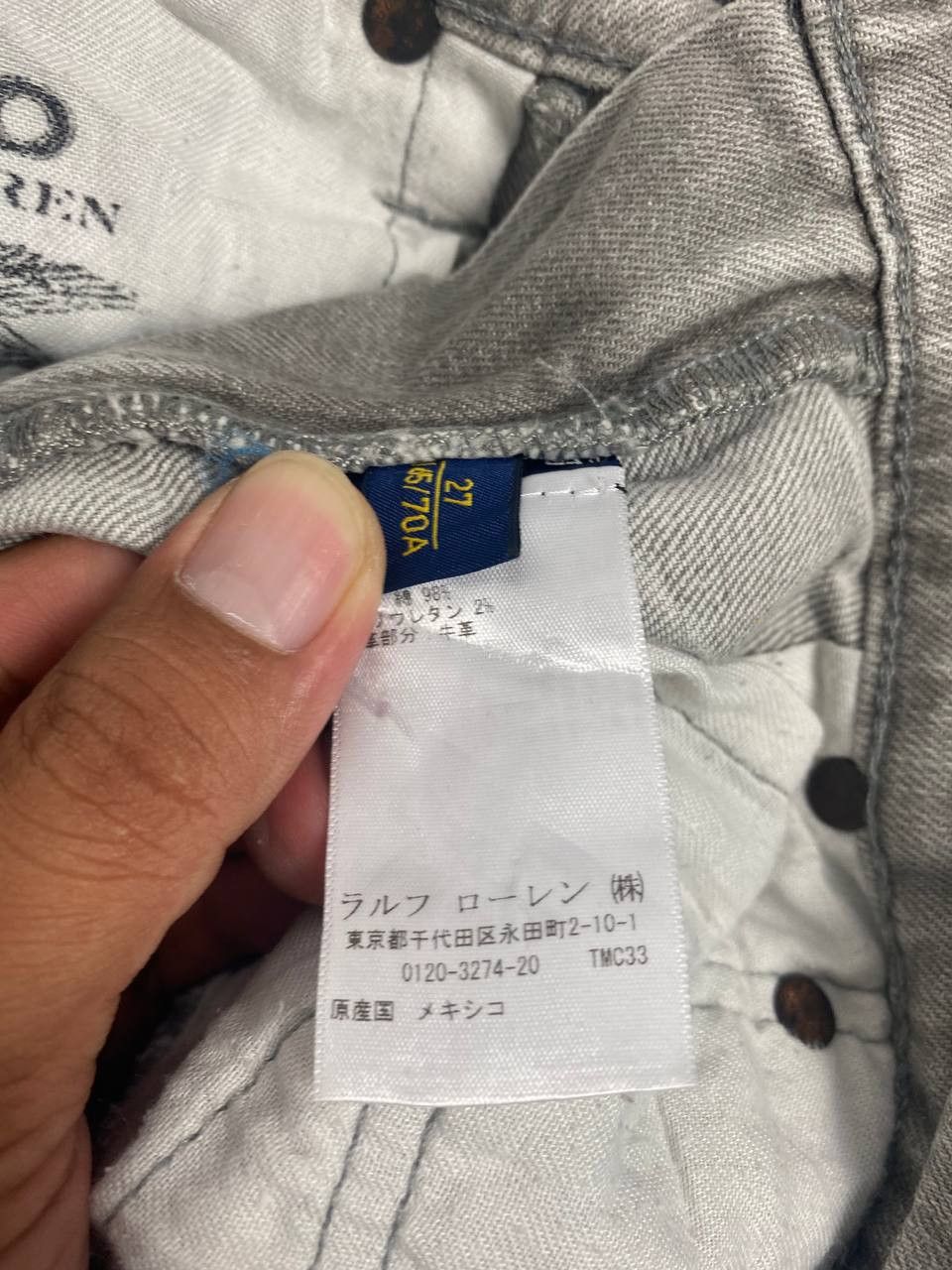 Polo Ralph Lauren polo ralph lauren tompskin skinny denim Size 30" / US 8 / IT 44 - 14 Thumbnail