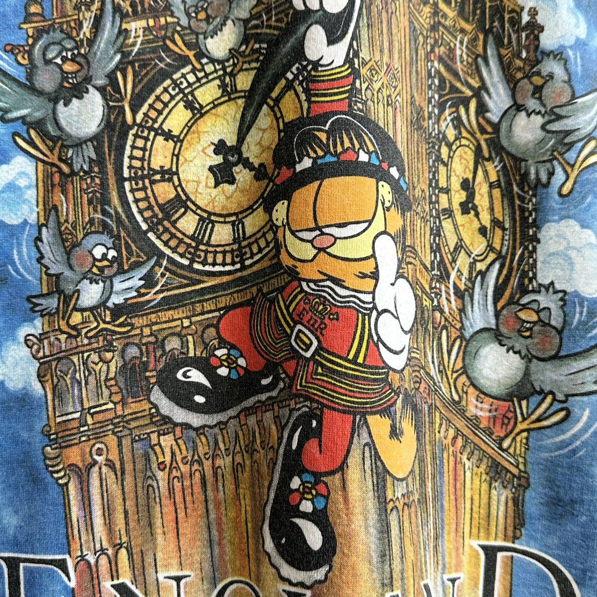 Vintage Vintage 90s Garfield London England Movie Graphic Tee Size US S / EU 44-46 / 1 - 4 Thumbnail