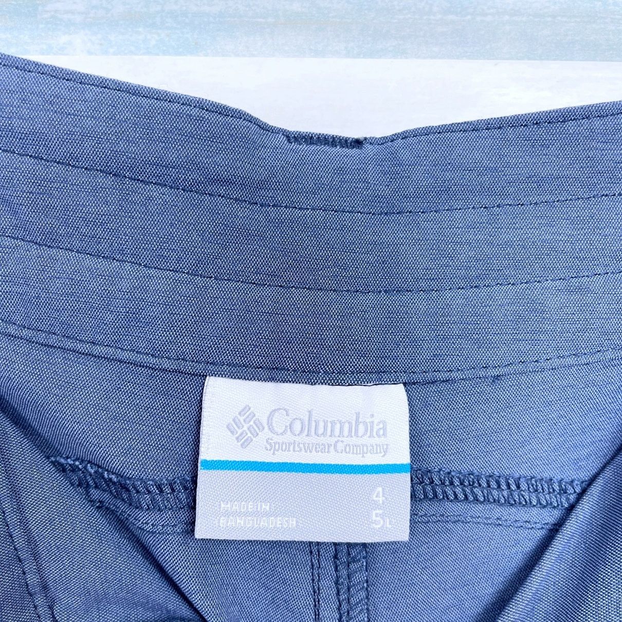 Columbia Columbia Pilsner Peak Hiking Shorts Blue 5" Inseam Womens 4 Size 27" / US 4 / IT 40 - 4 Thumbnail