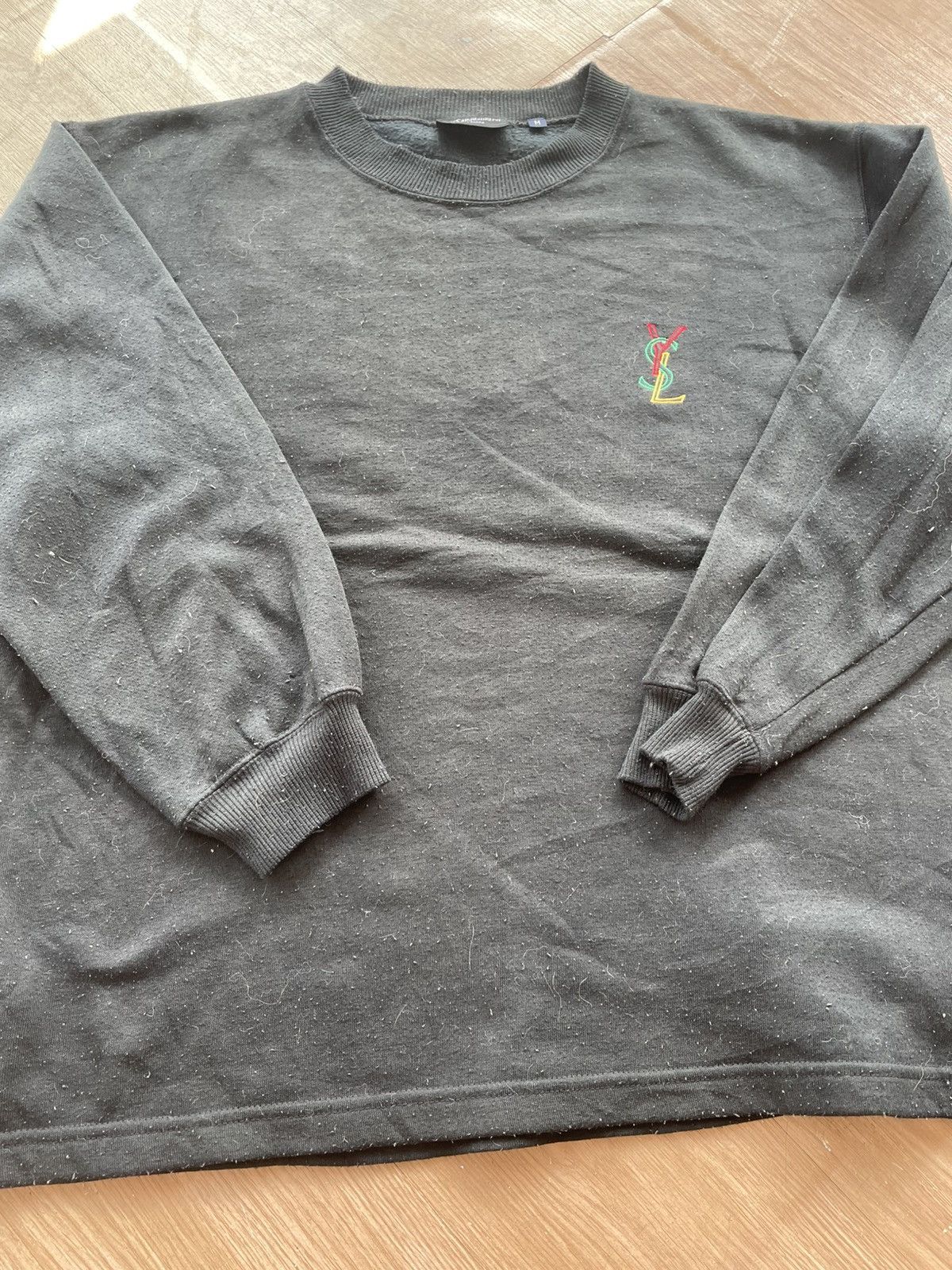 Yves Saint Laurent Bundle Yves saint lauren big logo sweatshirt Size US L / EU 52-54 / 3 - 4 Thumbnail