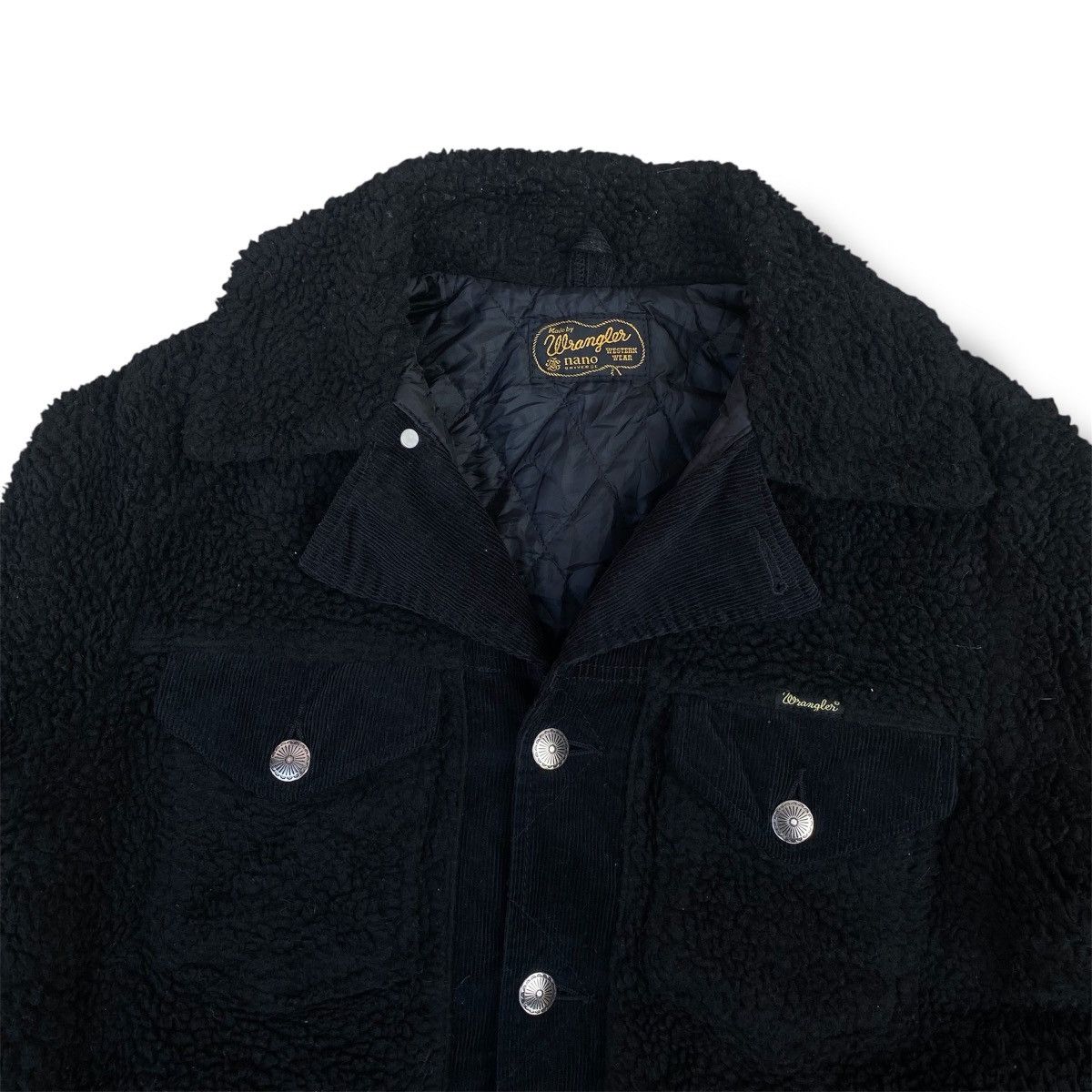 Vintage 90s Wrangler Sherpa Western Wear Jacket. #F7