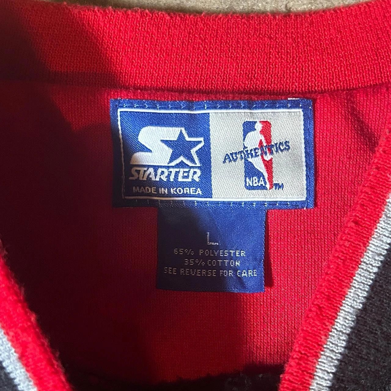 Starter Vintage Chicago Bulls crewneck sweatshirt in black and red Size US L / EU 52-54 / 3 - 4 Thumbnail