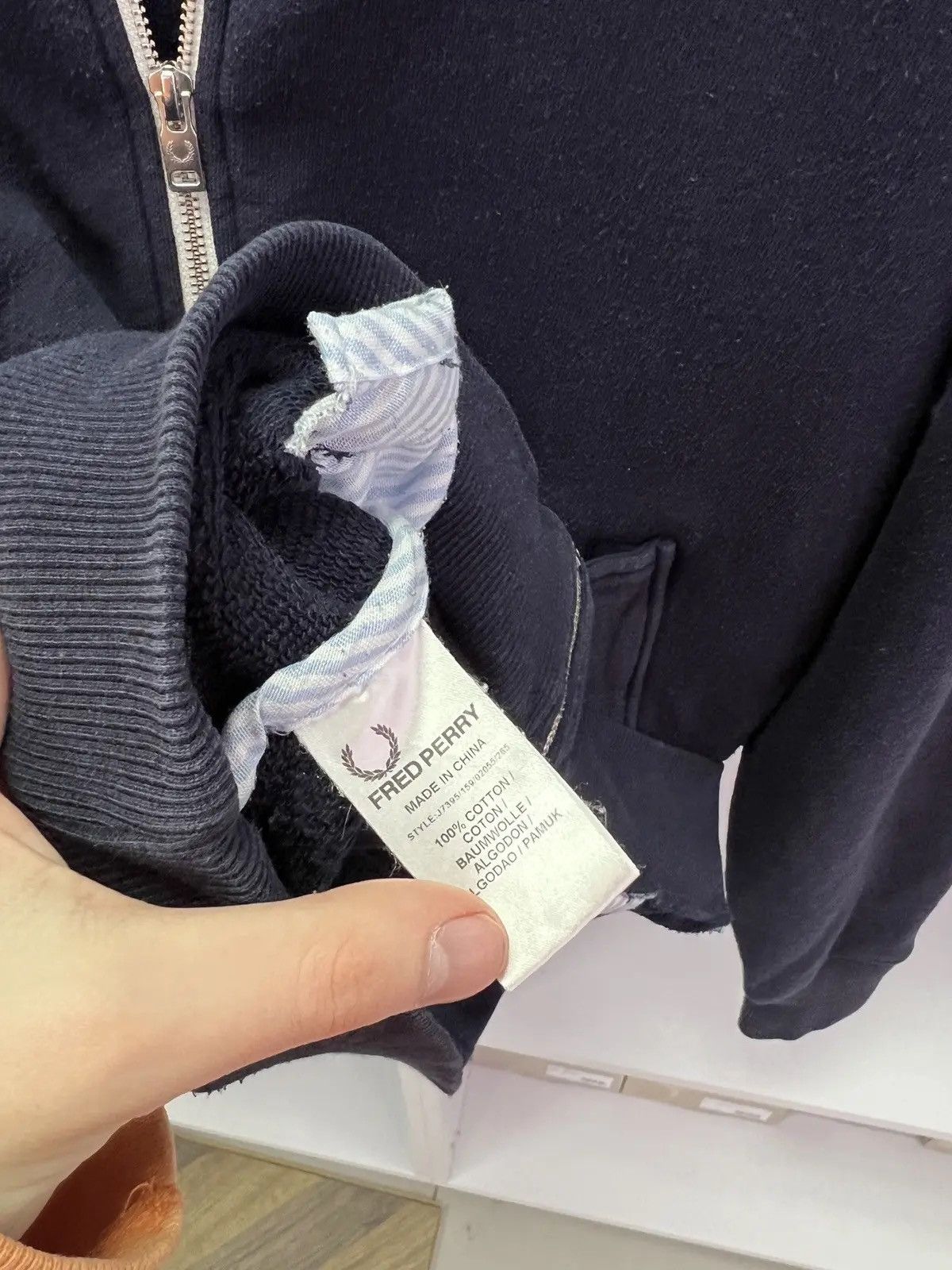 Fred Perry × Vintage Vintage Fred Perry Zip Up Hoodie Size US L / EU 52-54 / 3 - 8 Thumbnail