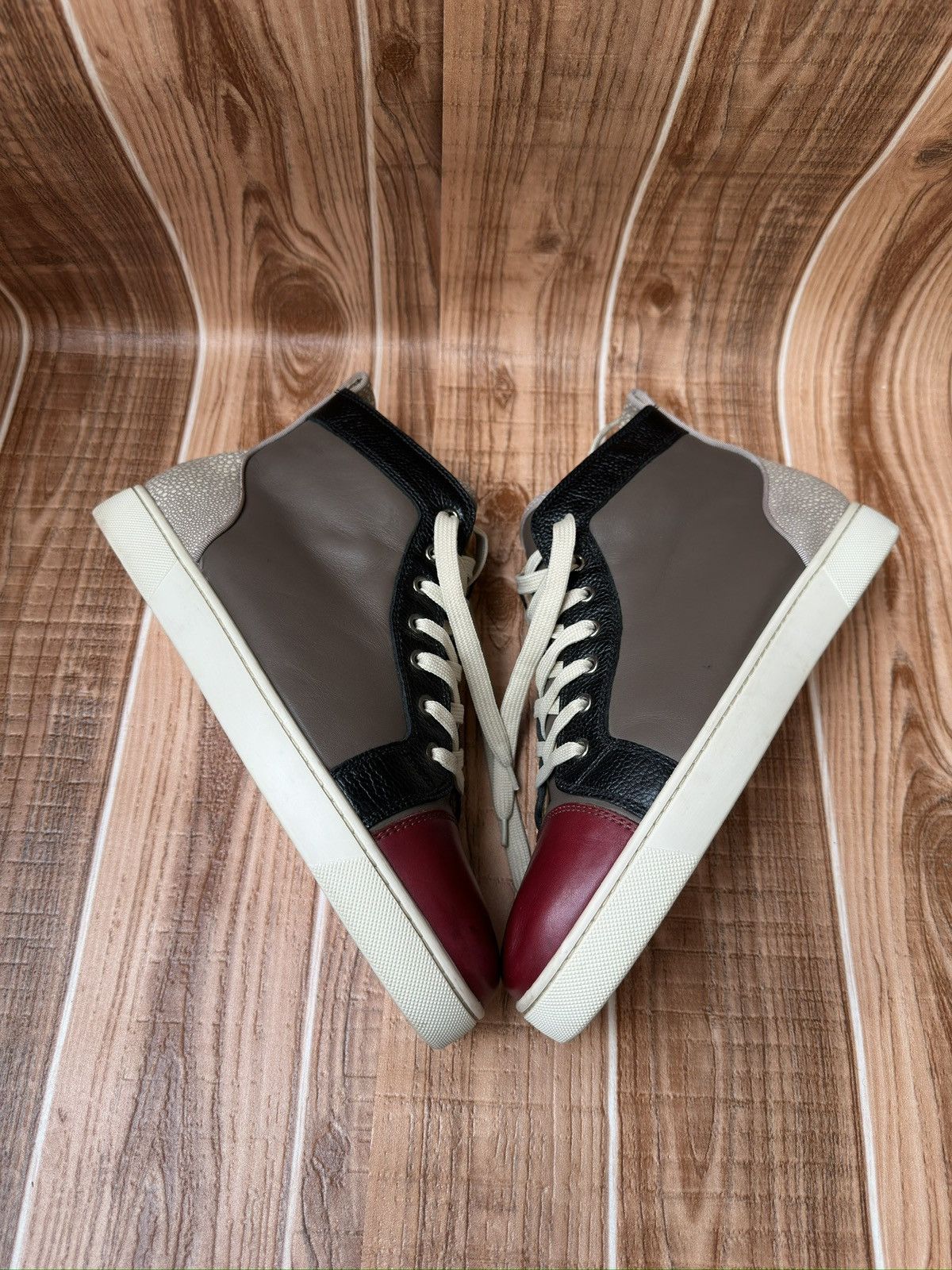 Christian Louboutin Christian Louboutin Orlatto High Brown Burgundy Size US 10 / EU 43 - 5 Thumbnail