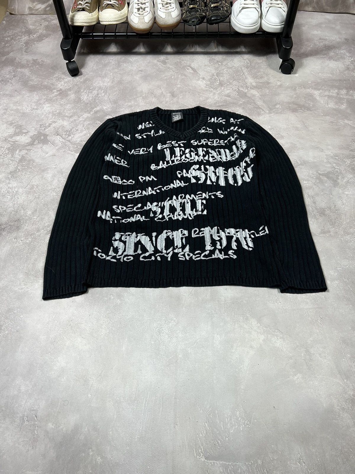 Vintage Vintage Diesel Style Ribbet Y2k Sweater Size US M / EU 48-50 / 2 - 2 Thumbnail