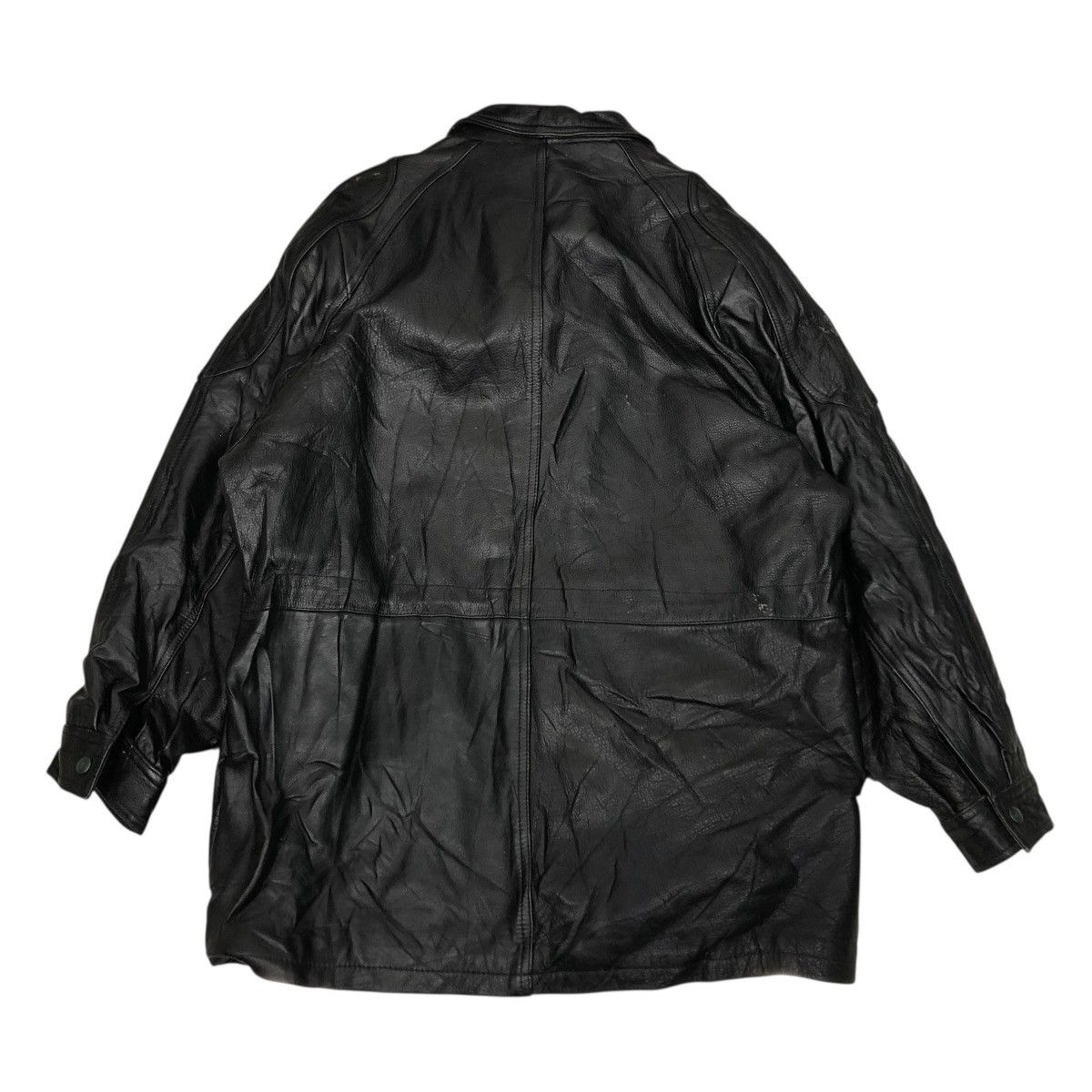 Japanese Brand 🔥VINTAGE BIKER LEATHE RJACKET BLANKET D’HOMME A HOMME Size US M / EU 48-50 / 2 - 2 Thumbnail