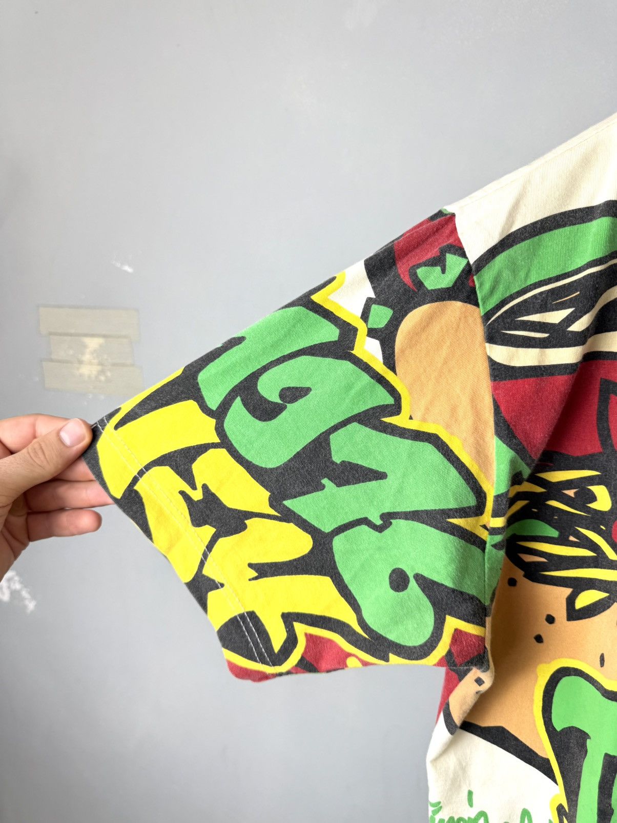 Rap Tees Rare! 1990’s Vintage Graffiti Rap Time Money T Shirt Size US L / EU 52-54 / 3 - 8 Thumbnail