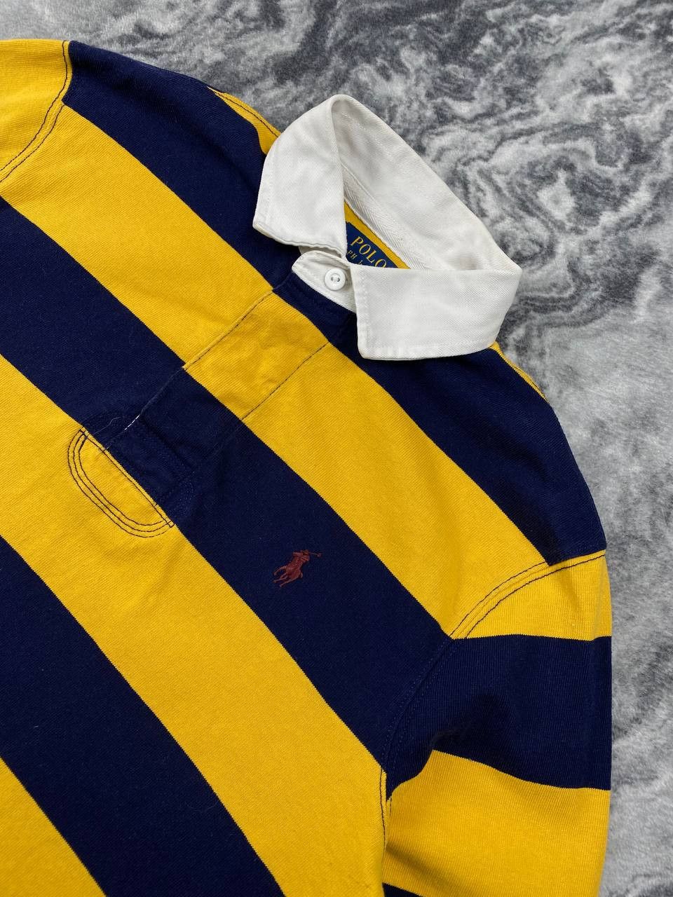 Polo Ralph Lauren Vintage Polo Ralph Lauren Rugby Shirt Long Sleeve Striped Size US S / EU 44-46 / 1 - 3 Thumbnail