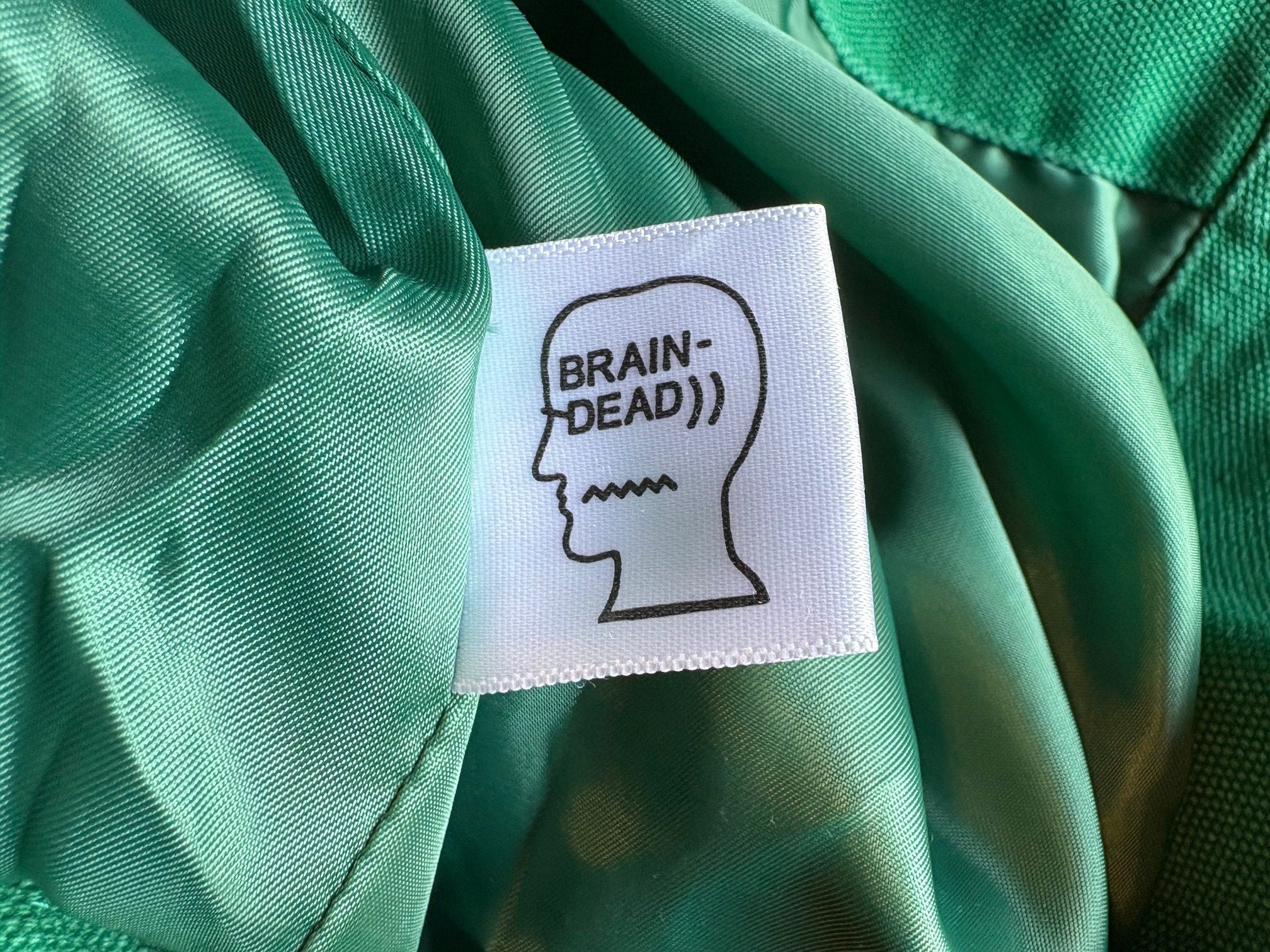 Brain Dead Brain Dead x Them Team Jacket, Green Medium Size US M / EU 48-50 / 2 - 6 Thumbnail