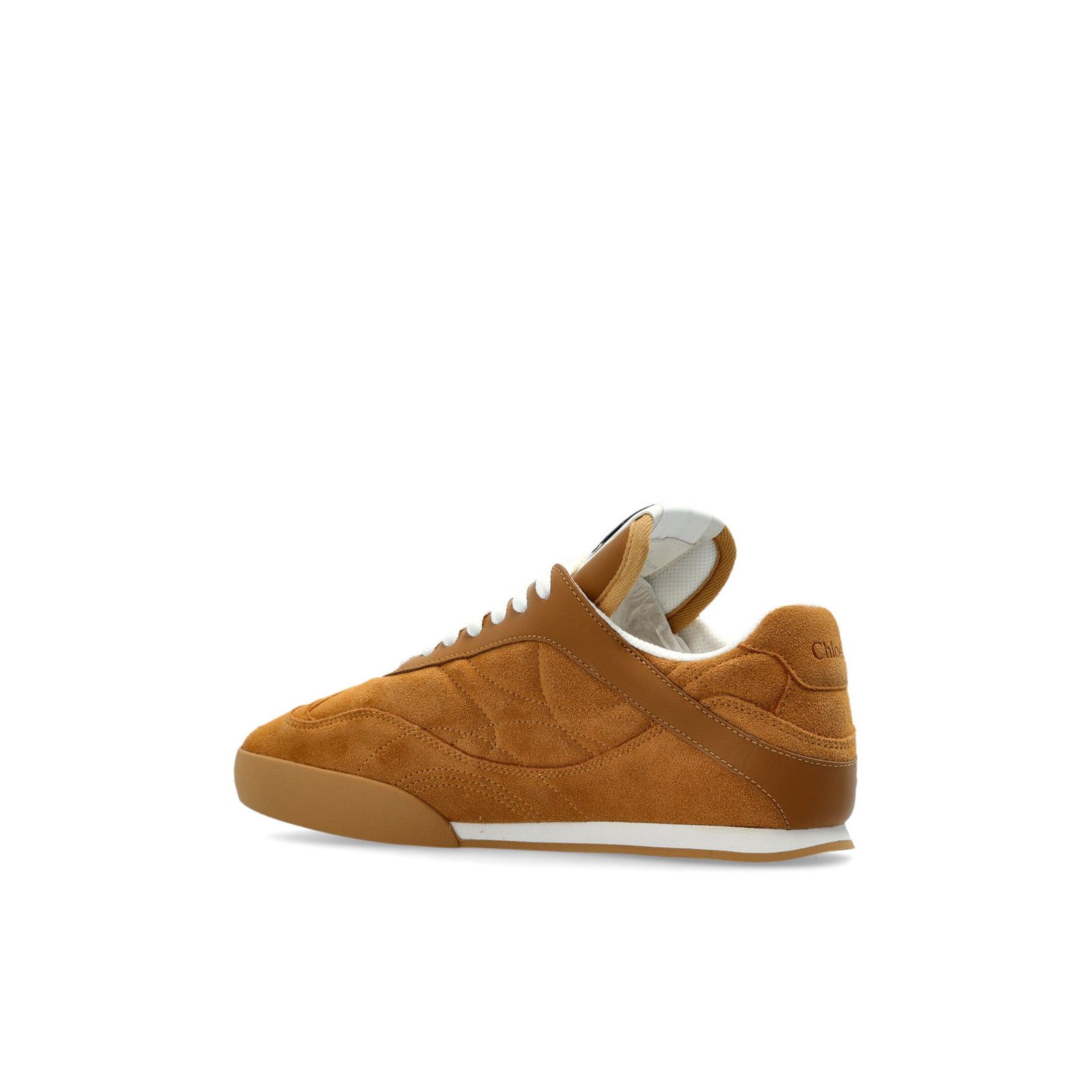 Chloe Kick Brown Leather Sneakers New & Authentic (Women's s