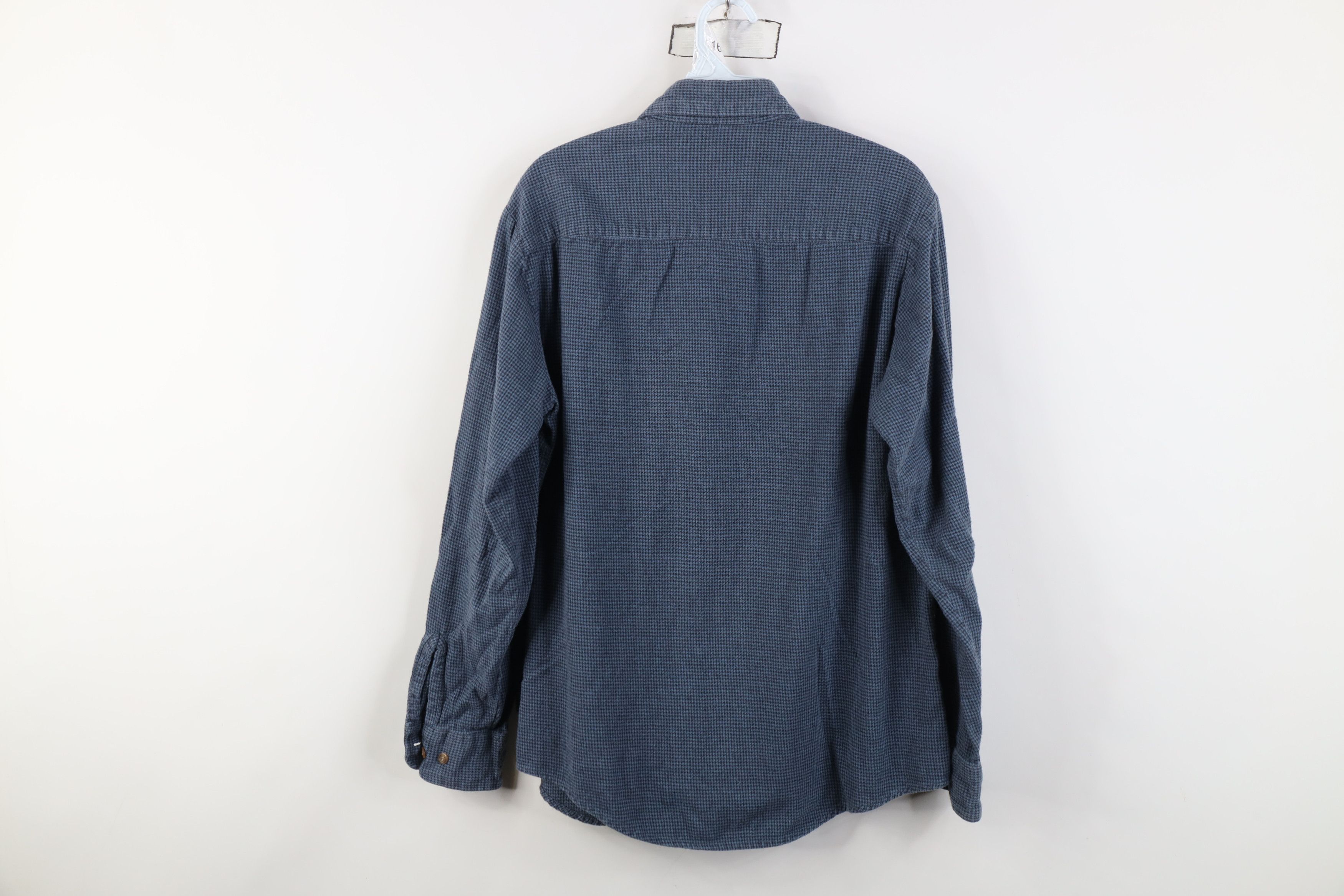 Vintage Vintage 90s Streetwear Flannel Houndstooth Button Down Shirt Size US M / EU 48-50 / 2 - 10 Thumbnail