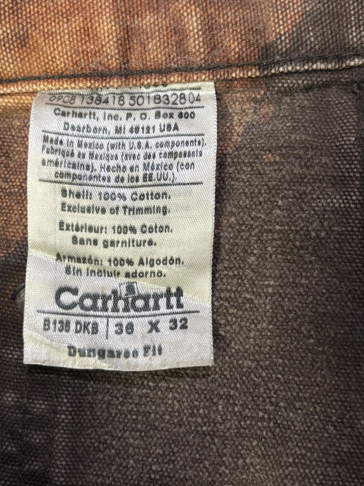Carhartt Carhartt B136 DKB Double knee denim Size US 36 / EU 52 - 5 Thumbnail