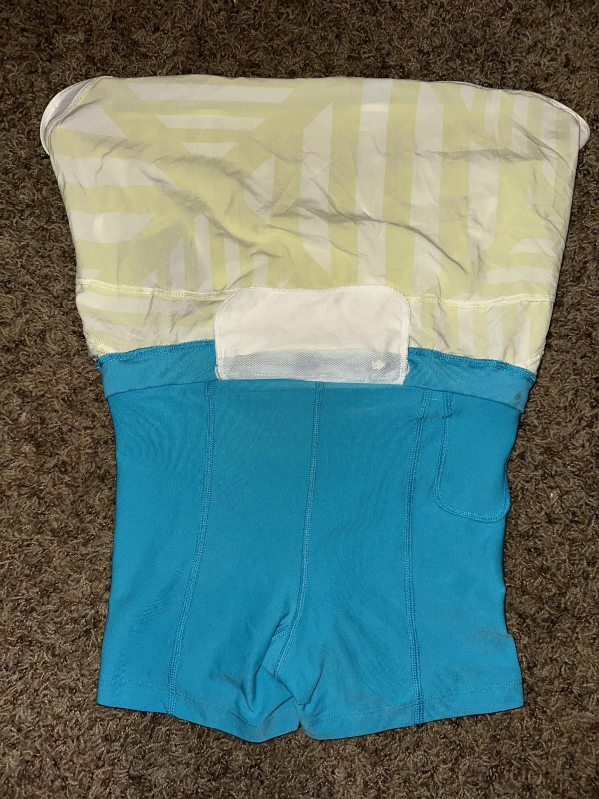 Nike Nike Women’s Tennis Dri Fit Skort White Yellow Skirted Shorts Size 26" / US 2 / IT 38 - 8 Thumbnail