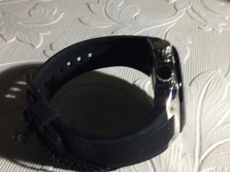 Designer Jorg Gray Men's silver dial black leather strap watch Size ONE SIZE - 10 Thumbnail