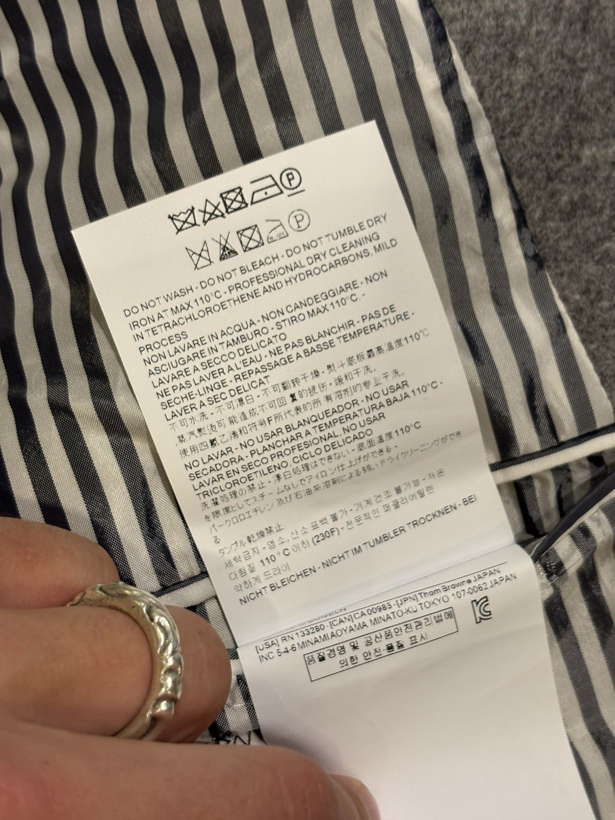 Thom Browne Thom Browne Wool Coat Size US L / EU 52-54 / 3 - 7 Thumbnail