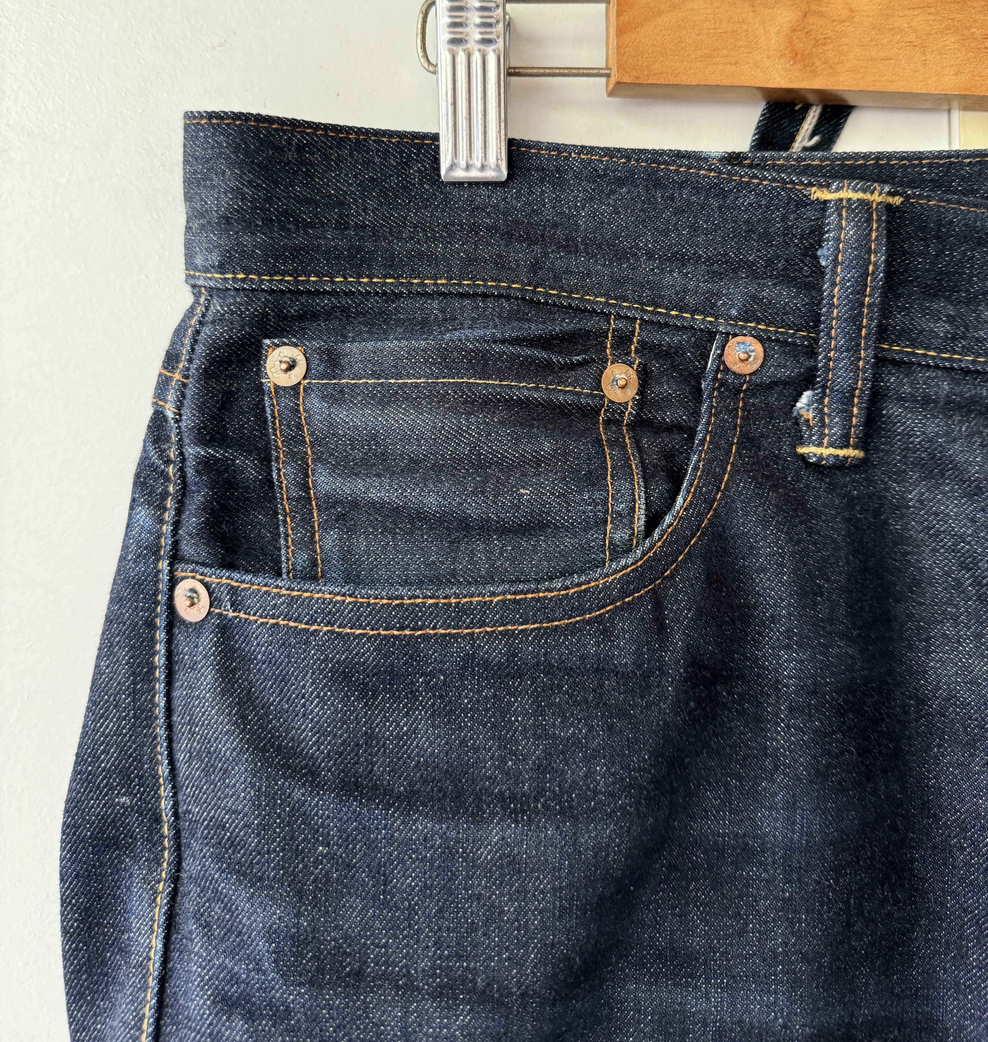 RRL Ralph Lauren RRL DOUBLE RL TYPE 21 SELVEDGE JEANS Size US 33 - 5 Thumbnail