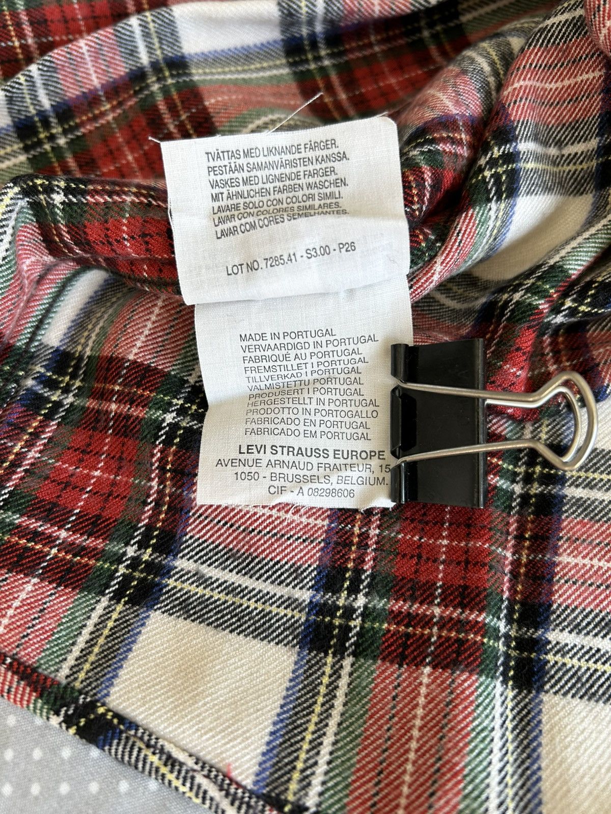 Levi's Vintage Clothing Levi Strauss Long Sleeve Plaid Shirt Size US S / EU 44-46 / 1 - 4 Thumbnail