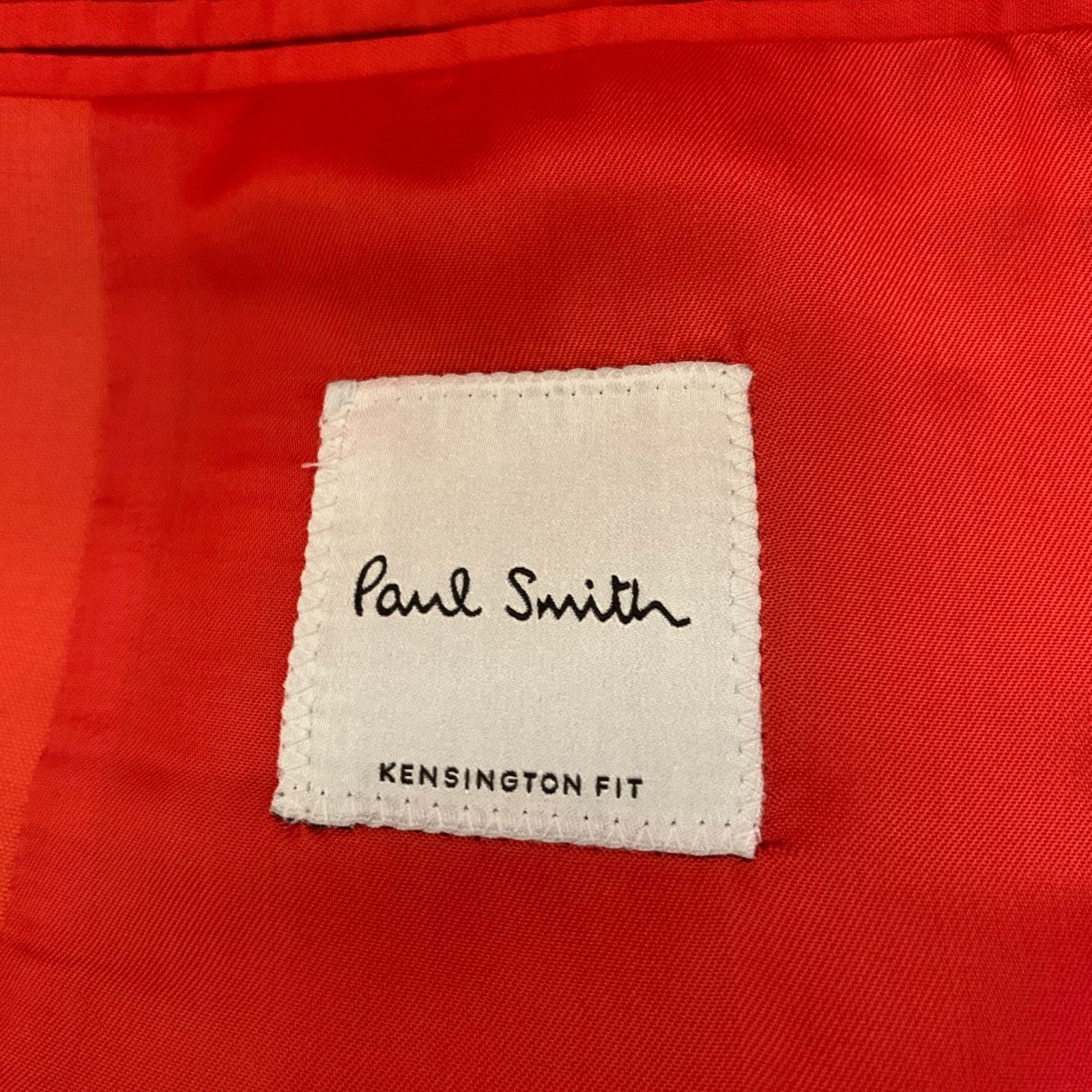 Paul Smith PAUL SMITH Size 38 Orange Wool Blend Notch Lapel Suit Size 38R - 7 Thumbnail