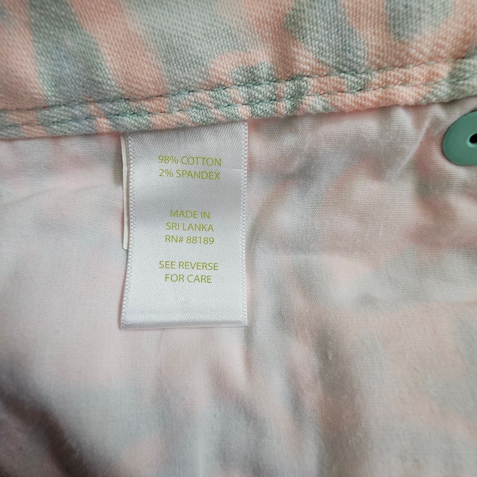 Lilly Pulitzer EUC Lilly Pulitzer Worth Skinny Mini Floral Print Jeans 6 Size 28" / US 6 / IT 42 - 7 Thumbnail
