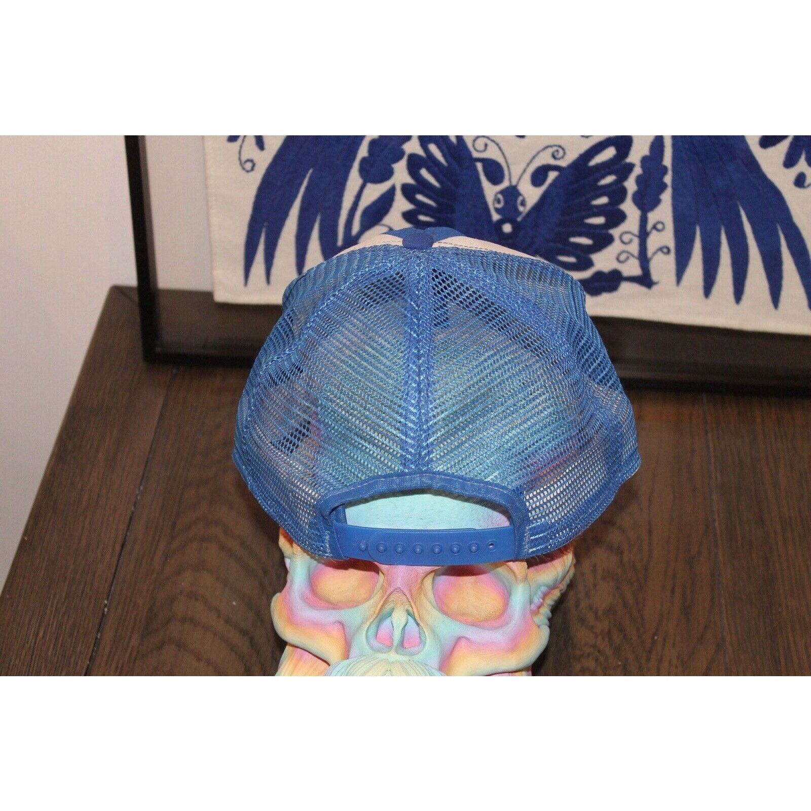 New Era VTG New Era Snapback Hat Trucker Baby Blue Dupont Visor Pro Size ONE SIZE - 4 Thumbnail