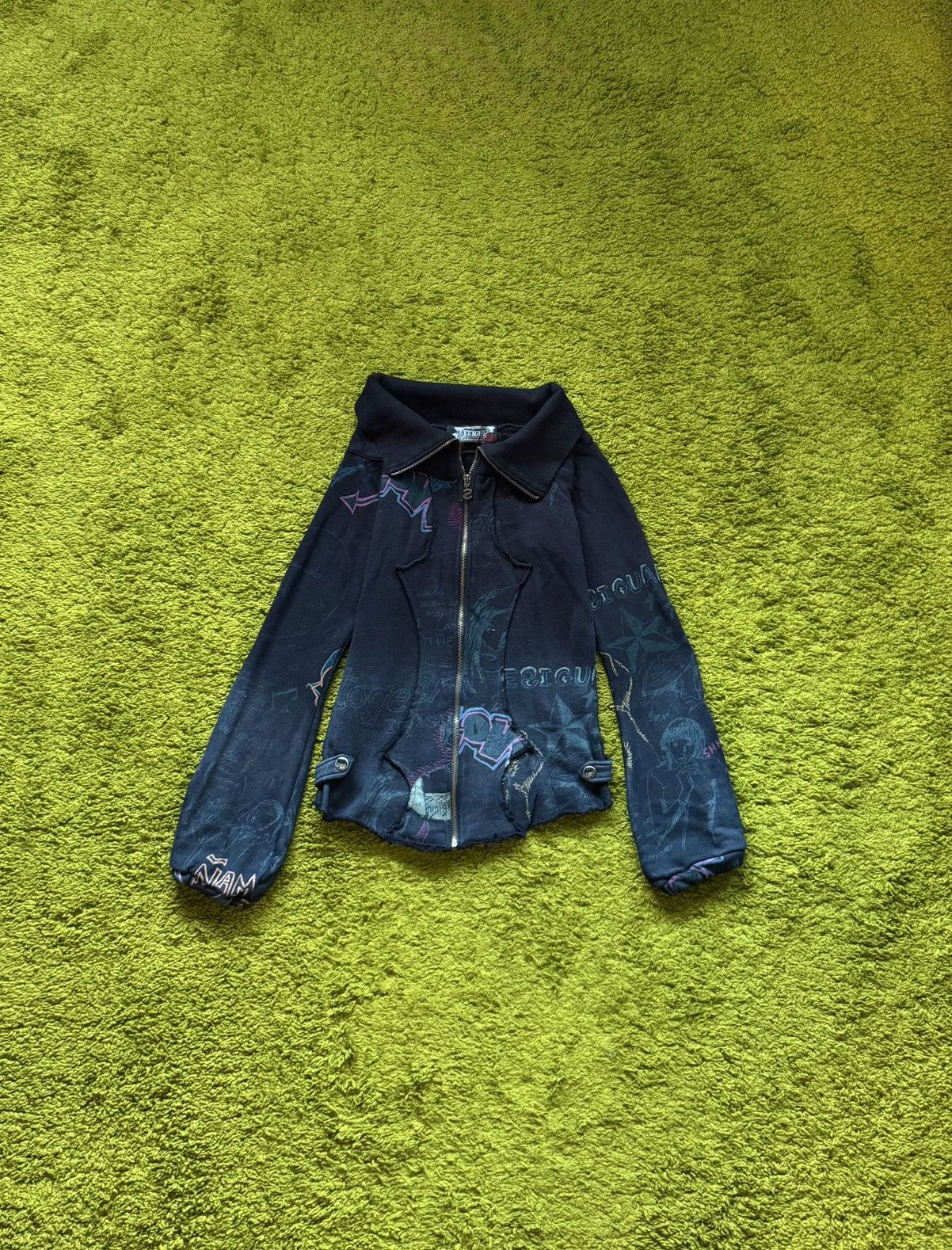 Desigual Desigual avant garde patchwork graphic zip sweatshirt Size XS / US 0-2 / IT 36-38 - 1 Thumbnail