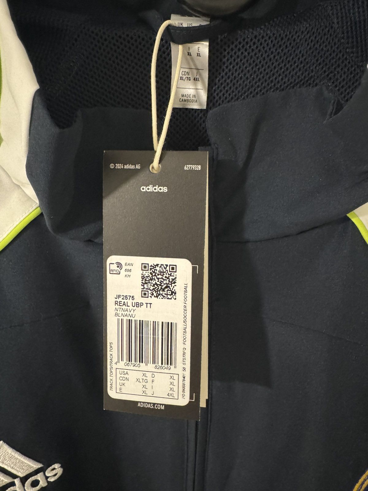 Adidas Real Madrid Adidas Urban Purist Track Jacket 2024-2025 Size US XL / EU 56 / 4 - 5 Thumbnail