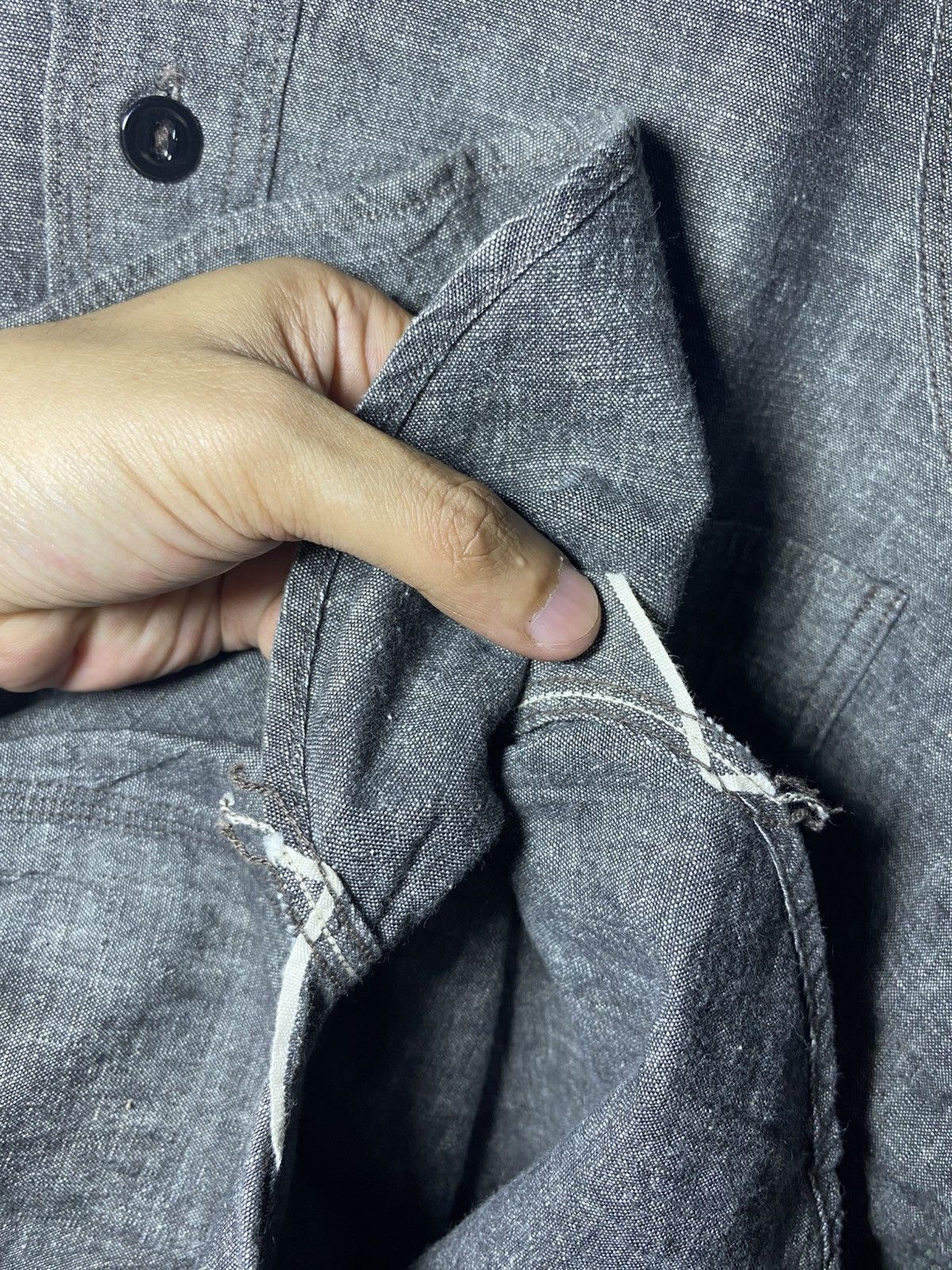 Warehouse & Co. Warehouse Co. Duck Digger Vintage Chambray Button Ups Jeans Size US L / EU 52-54 / 3 - 4 Thumbnail